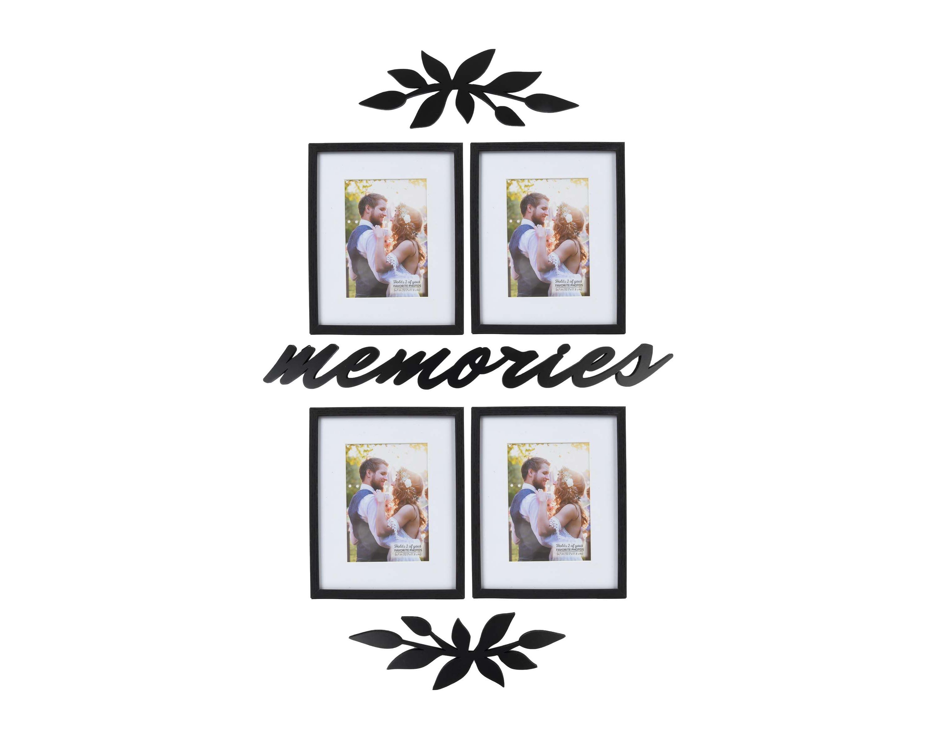 7 Piece 18"x32" Memories Wall Collage Picture Frame Set