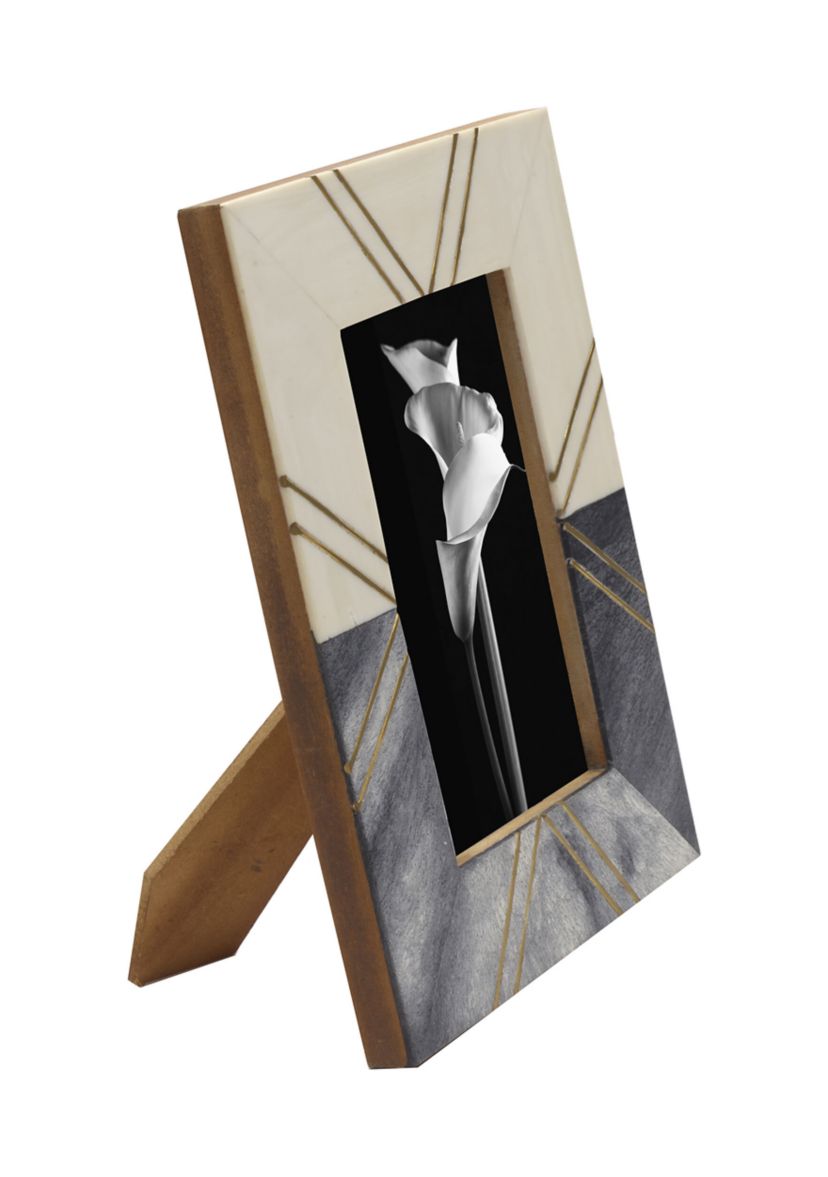 4" x 6" Gold and Black Frame