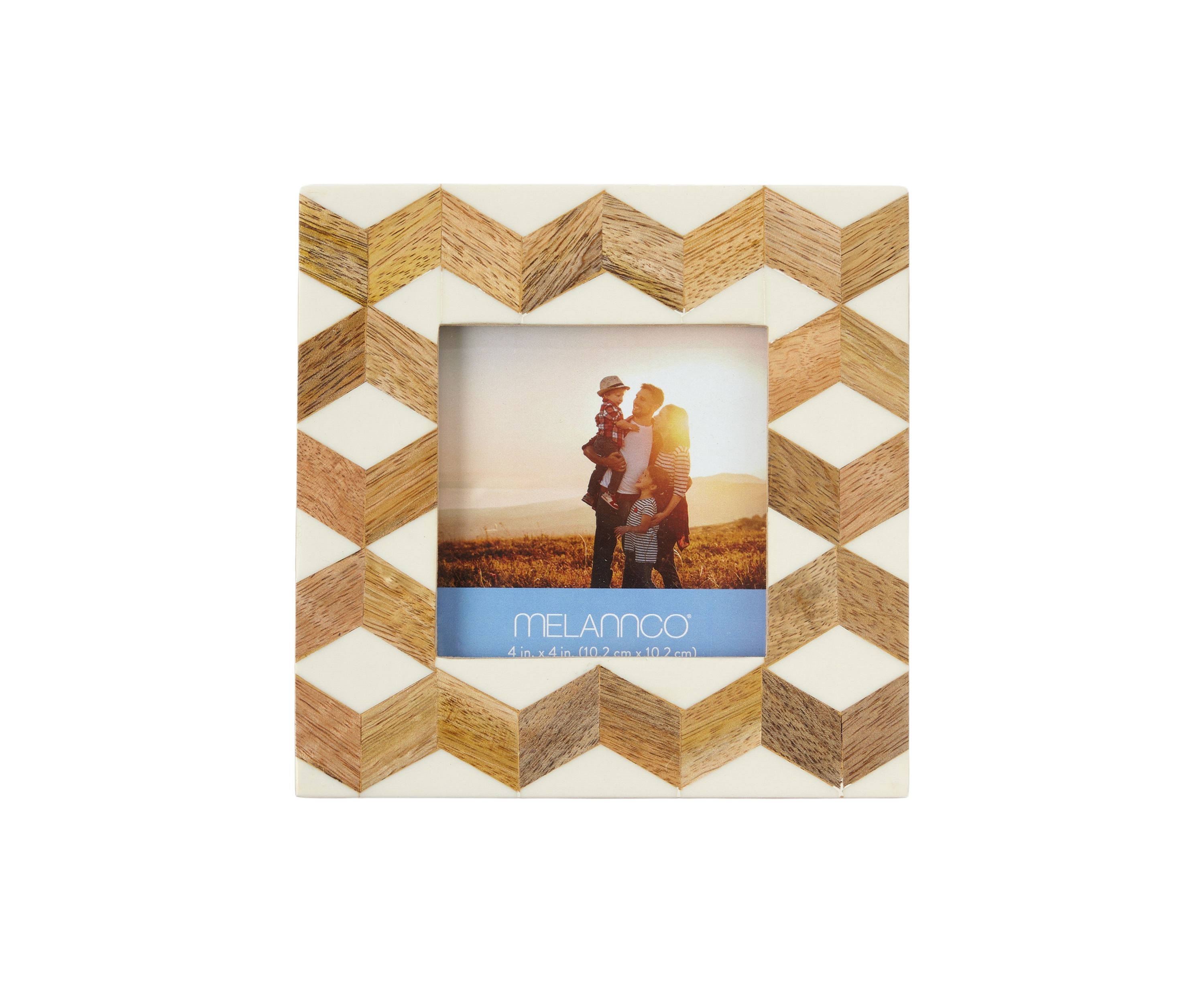 4" x 4" Chevron Picture Frame