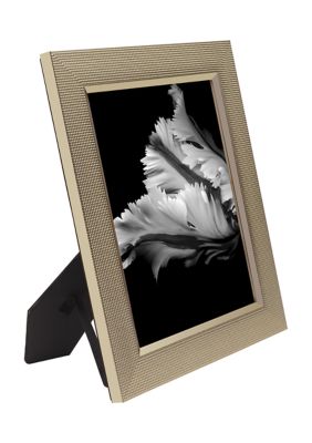 Malden Gold Floating Glass Tabletop Picture Frame 6x8/4x6