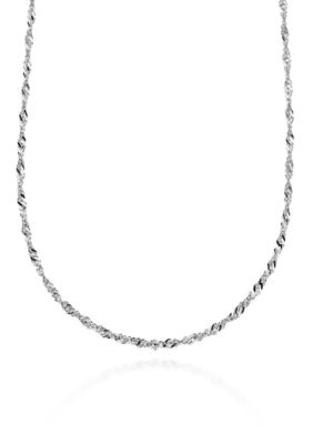 Belk & Co 14k White Gold Necklace