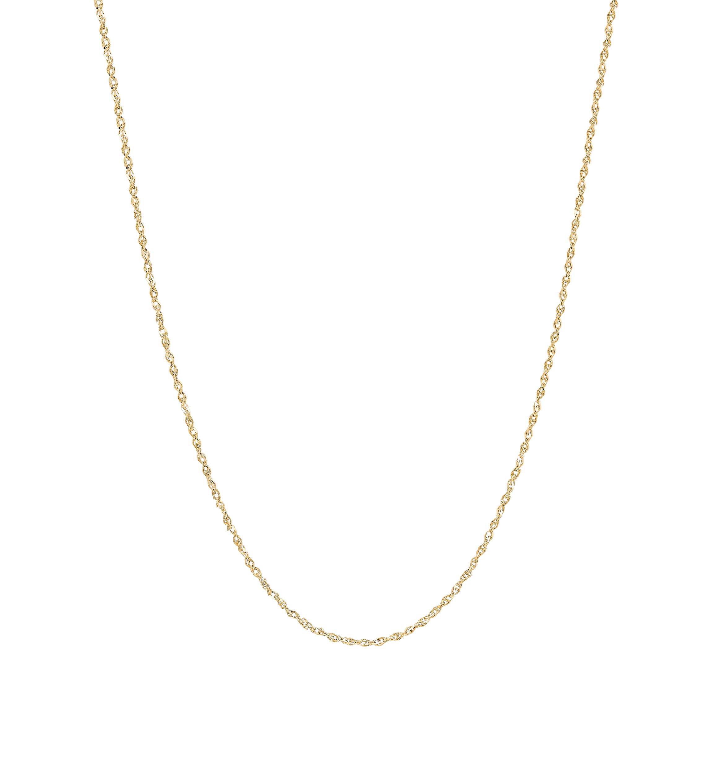 1.15 Millimeter Perfectina Solid Chain in 14K Yellow Gold