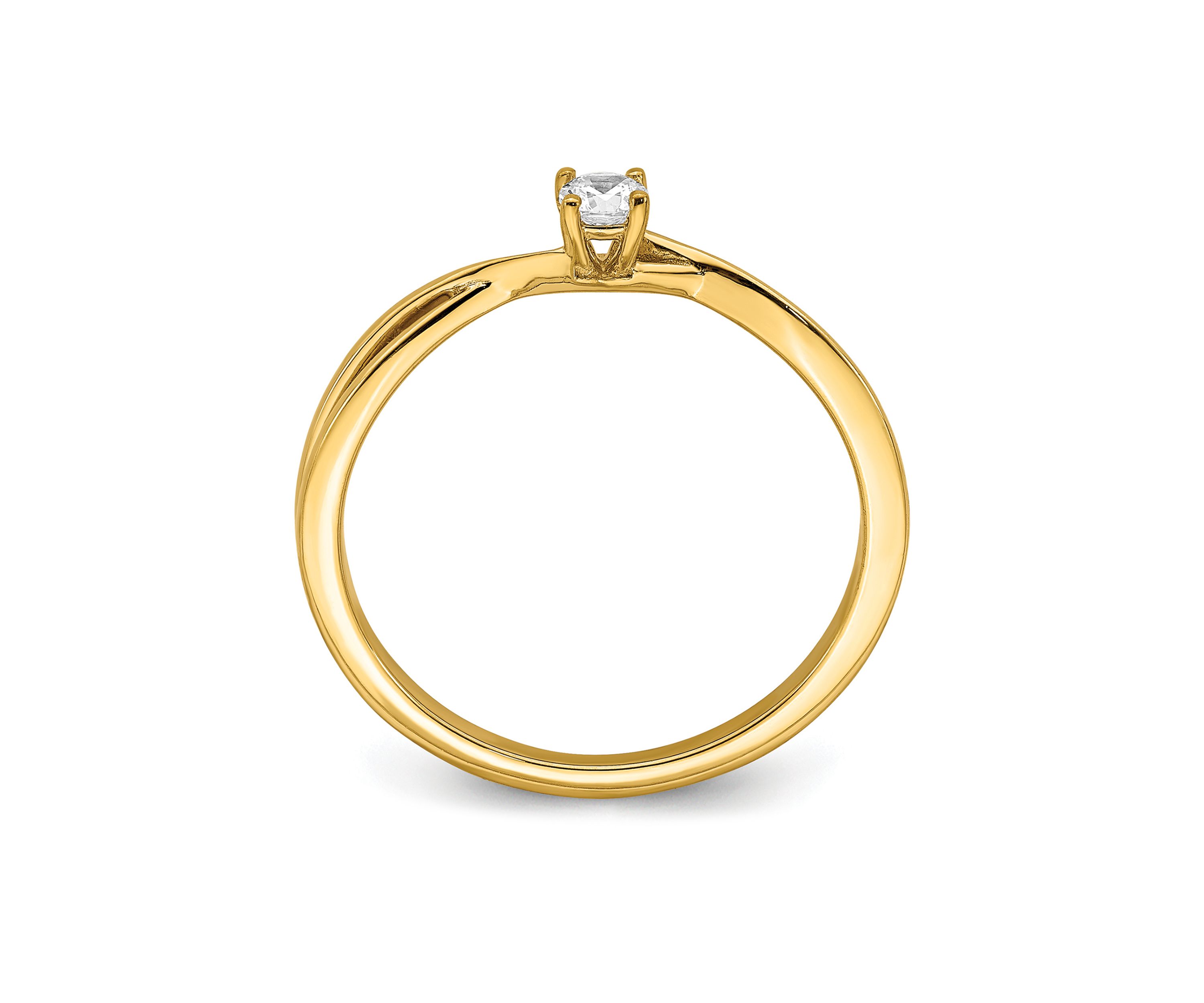 1/8 ct. t.w. Diamond Band Ring in 14K Yellow Gold
