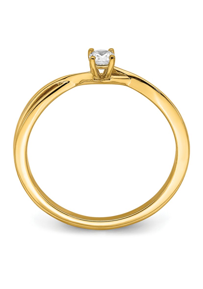 1/8 ct. t.w. Diamond Band Ring in 14K Yellow Gold