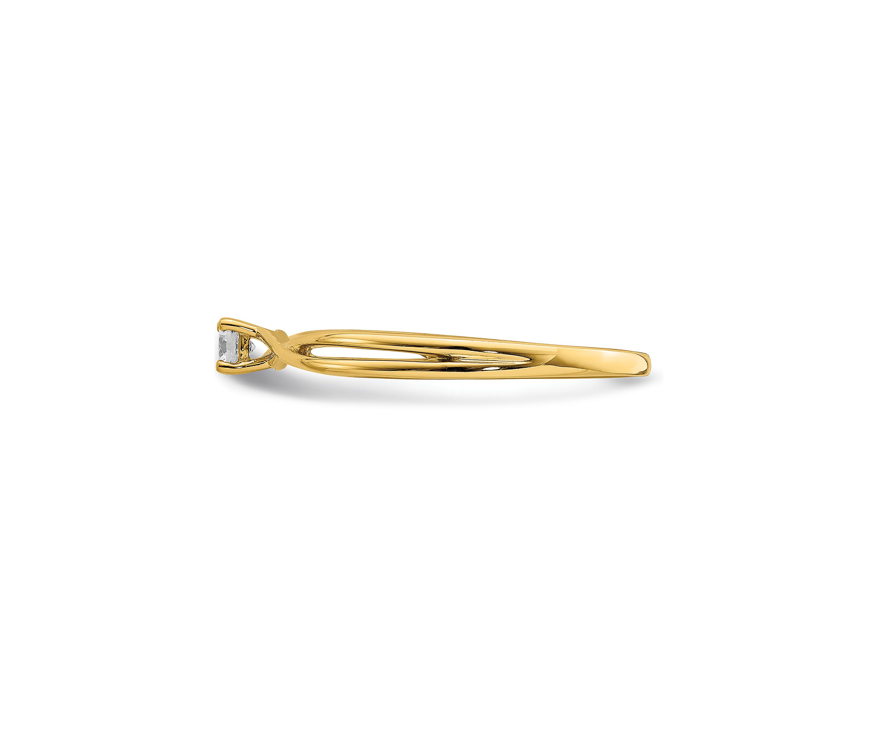 1/8 ct. t.w. Diamond Band Ring in 14K Yellow Gold