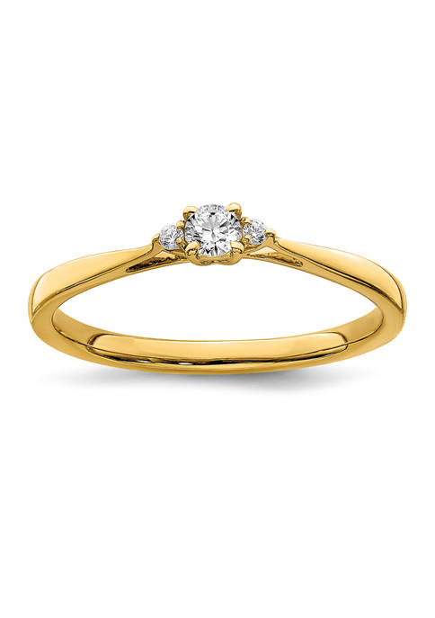 1/8 ct. t.w. Diamond Band Ring in 14K Yellow Gold