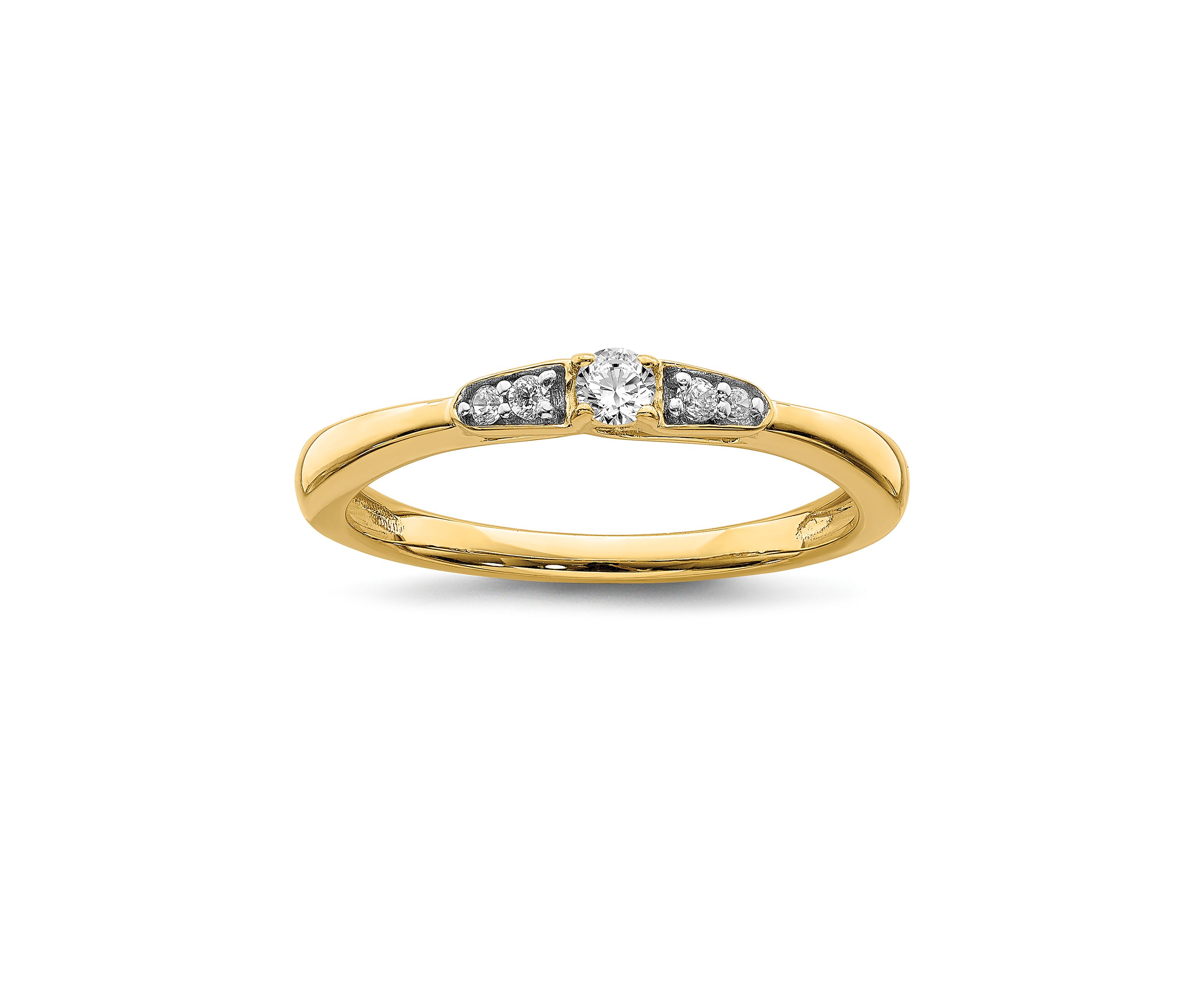 1/8 ct. t.w. Diamond Band Ring in 14K Yellow Gold