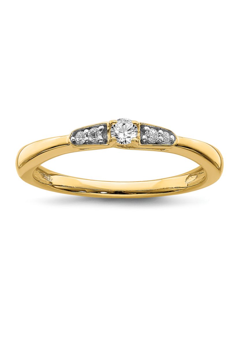 1/8 ct. t.w. Diamond Band Ring in 14K Yellow Gold