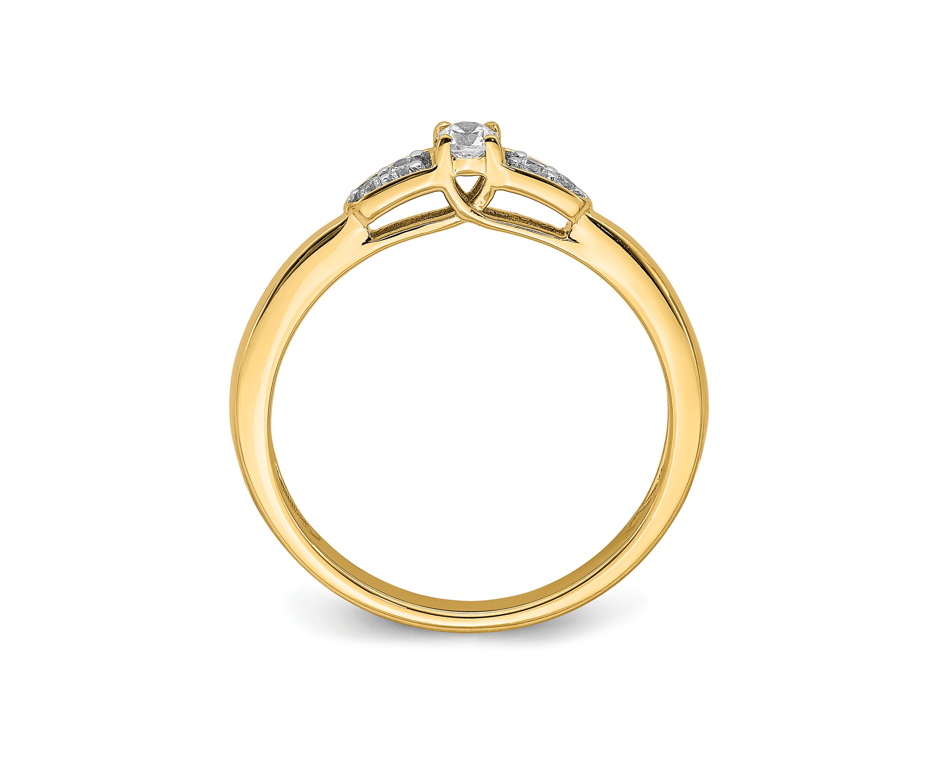 1/8 ct. t.w. Diamond Band Ring in 14K Yellow Gold