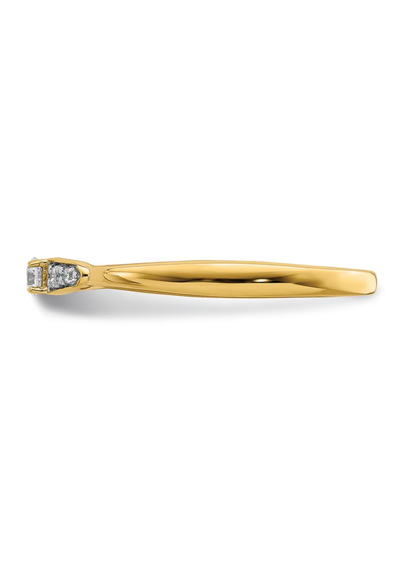 1/8 ct. t.w. Diamond Band Ring in 14K Yellow Gold