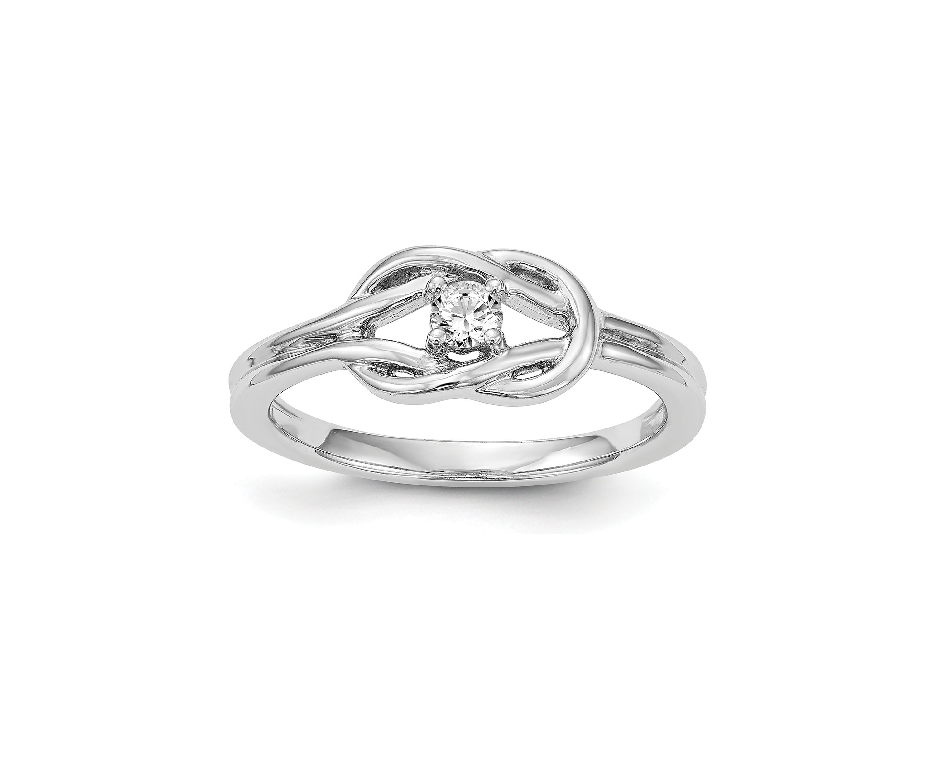 1/8 ct. t.w. Diamond Band Ring in 14K White Gold