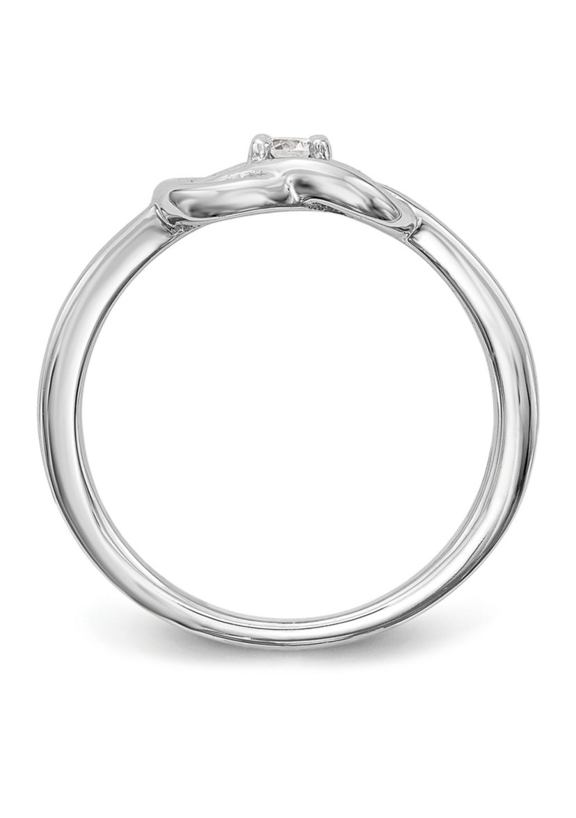 1/8 ct. t.w. Diamond Band Ring in 14K White Gold