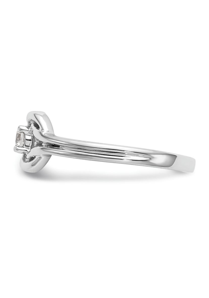 1/8 ct. t.w. Diamond Band Ring in 14K White Gold