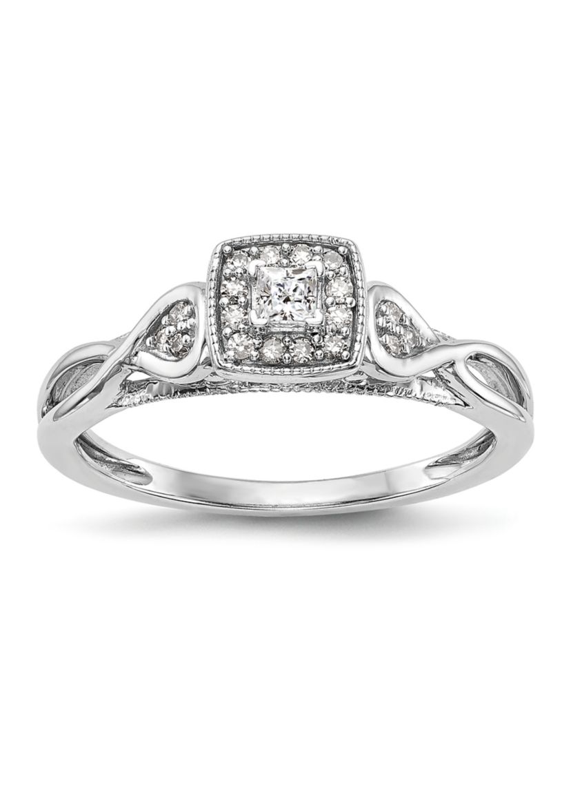 1/5 ct. t.w. Diamond Band Ring in 14K White Gold