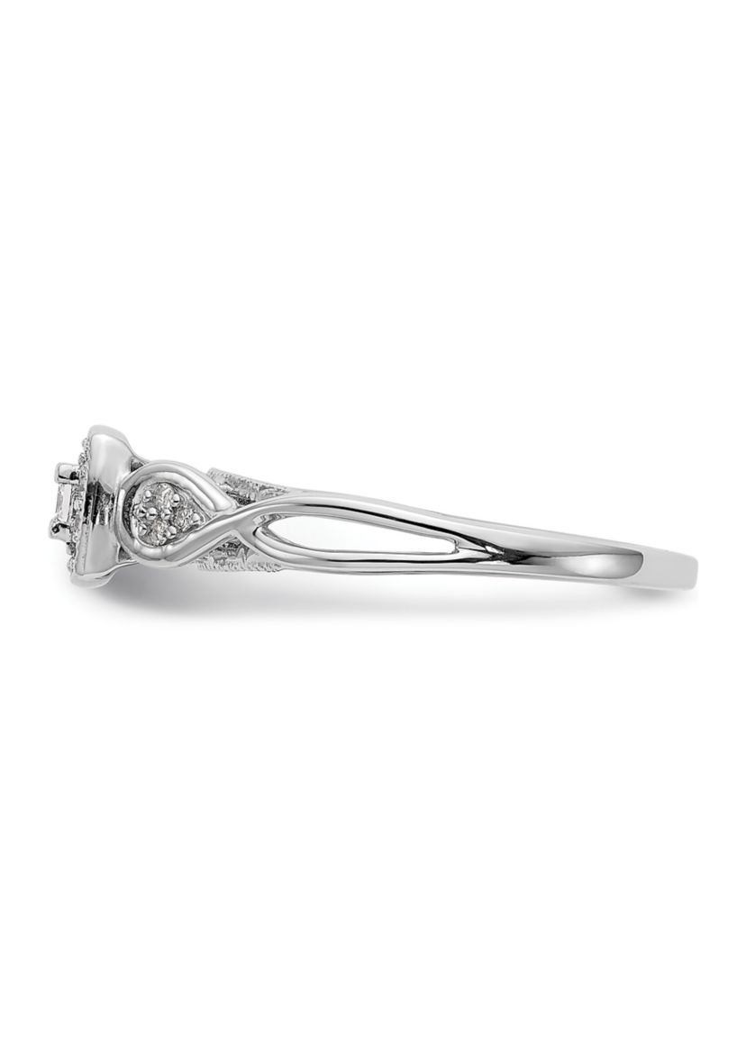 1/5 ct. t.w. Diamond Band Ring in 14K White Gold