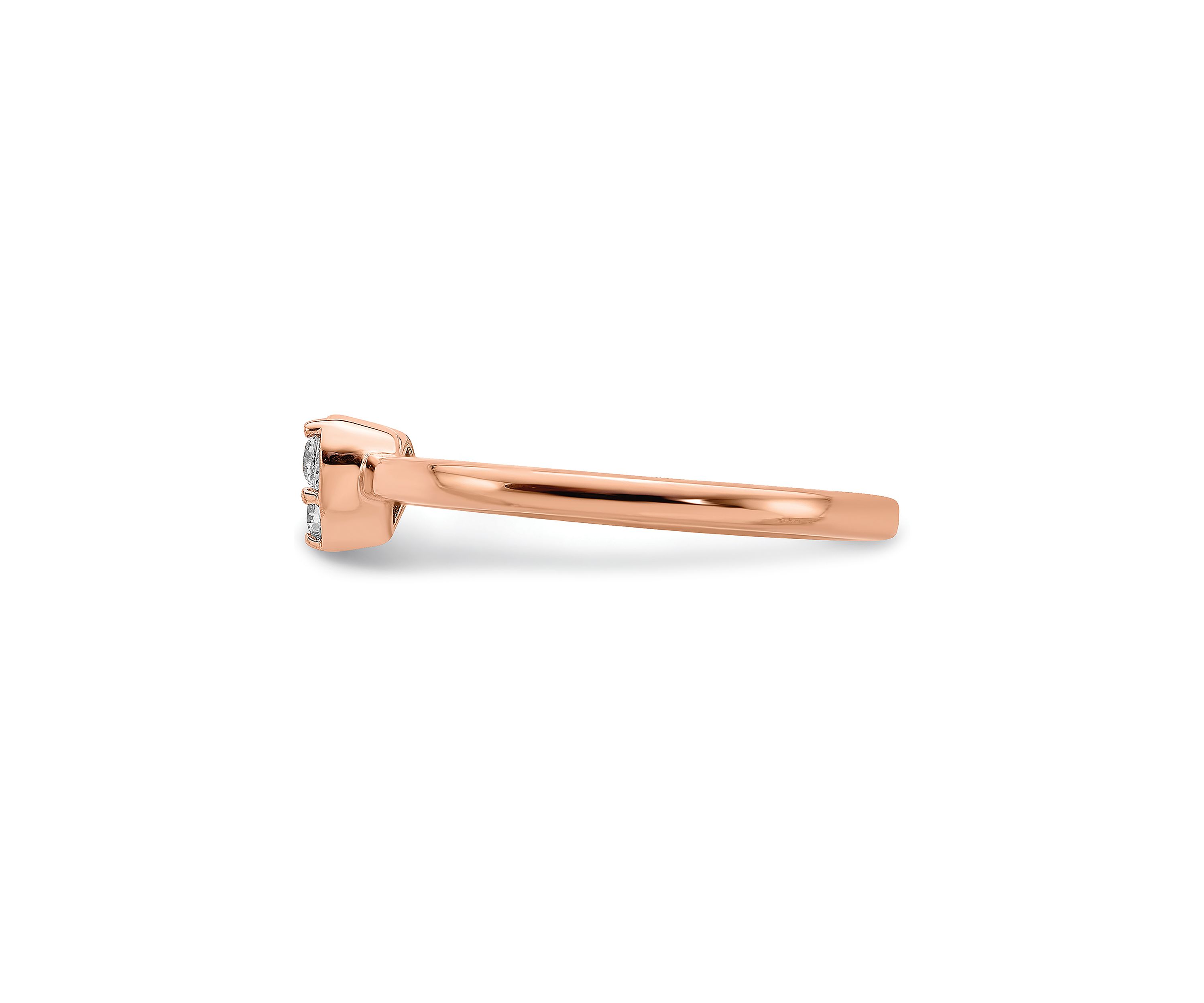1/8 ct. t.w. Diamond Band Ring in 14K Rose Gold