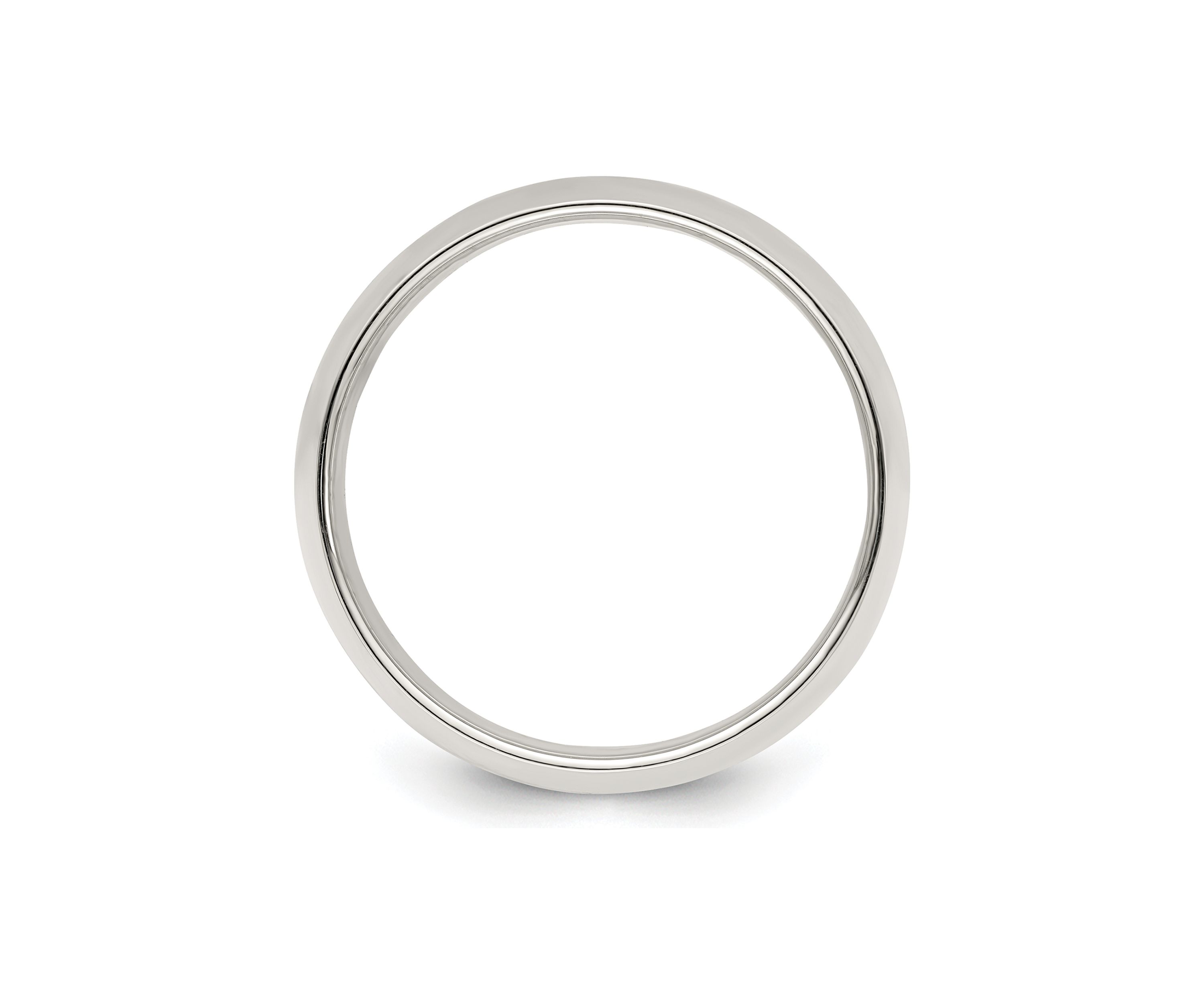 Sterling Silver 9 Millimeter Half-Round Band 