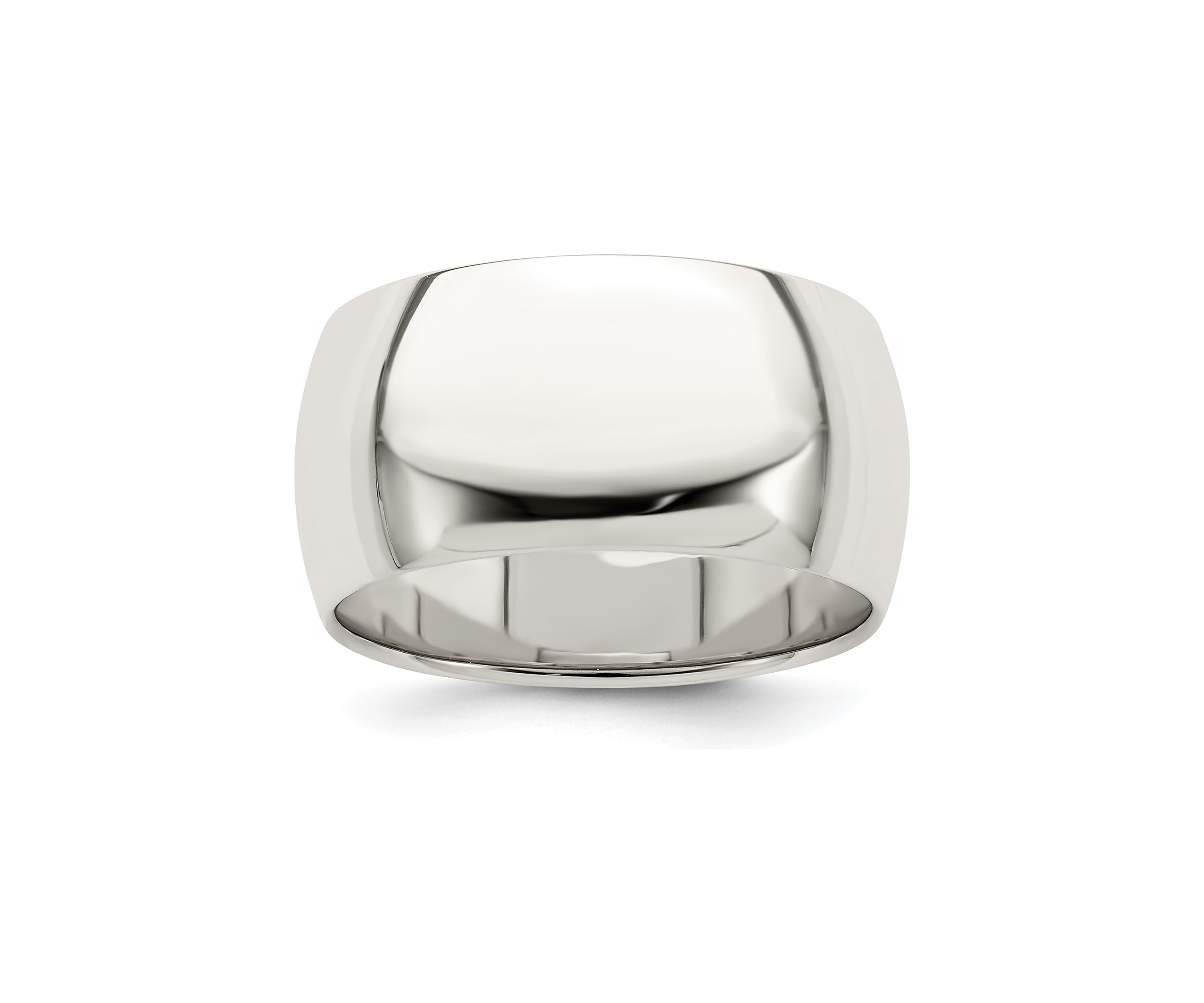 Sterling Silver Half Round Band