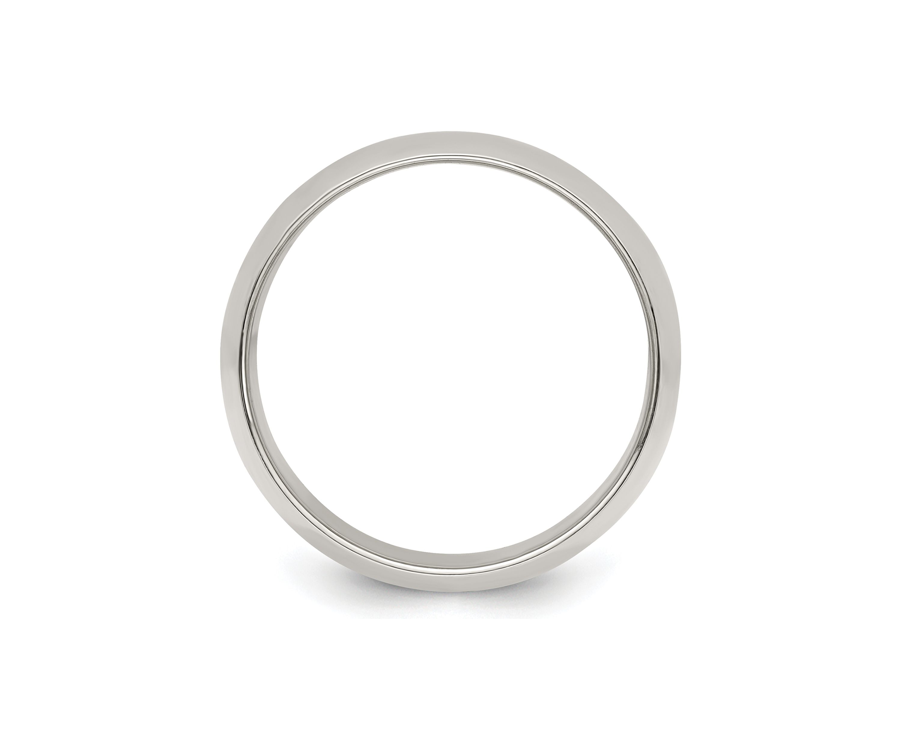 Sterling Silver Half Round Band