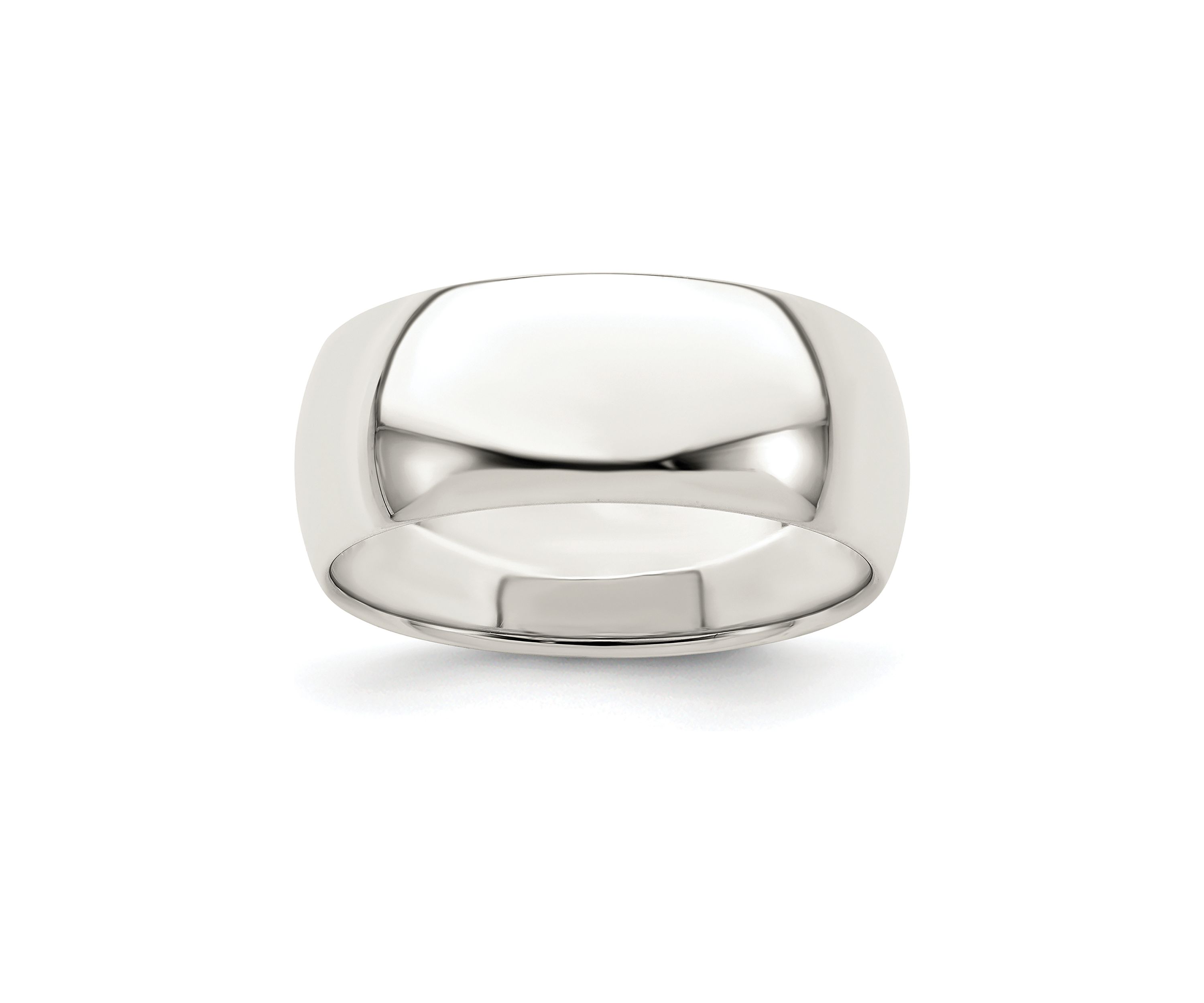 Sterling Silver Half-Round Band