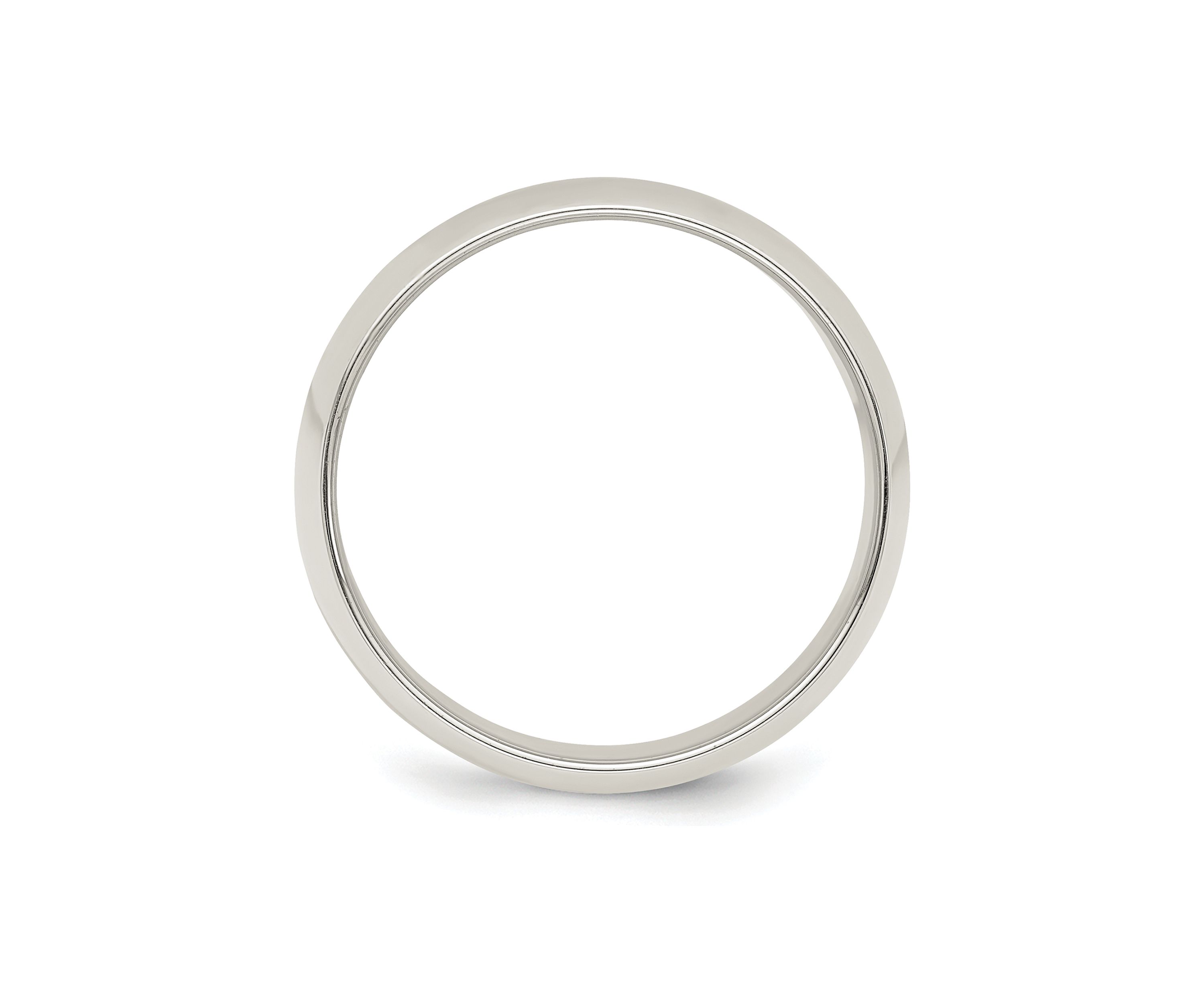 Sterling Silver Half-Round Band
