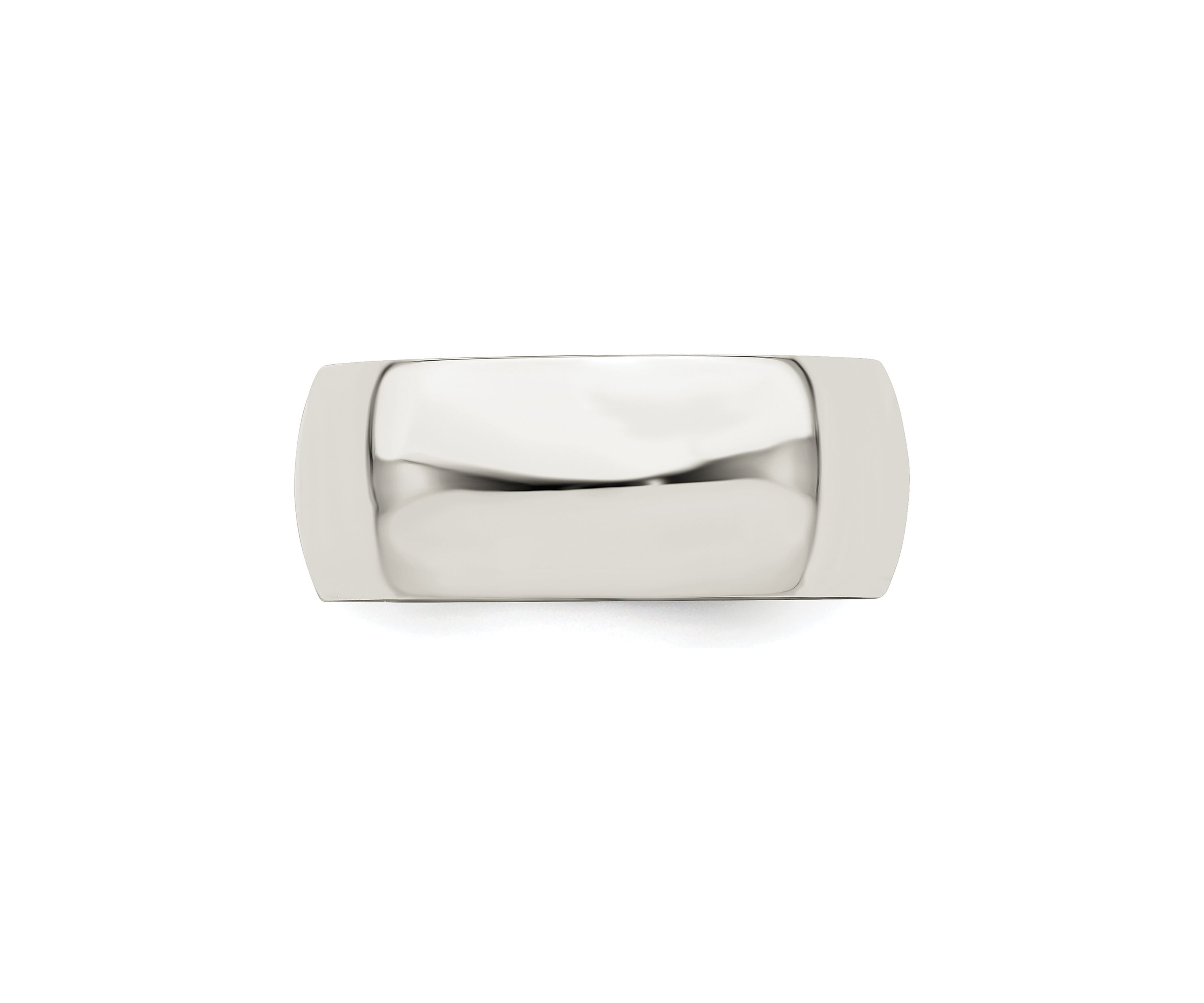 Sterling Silver Half-Round Band