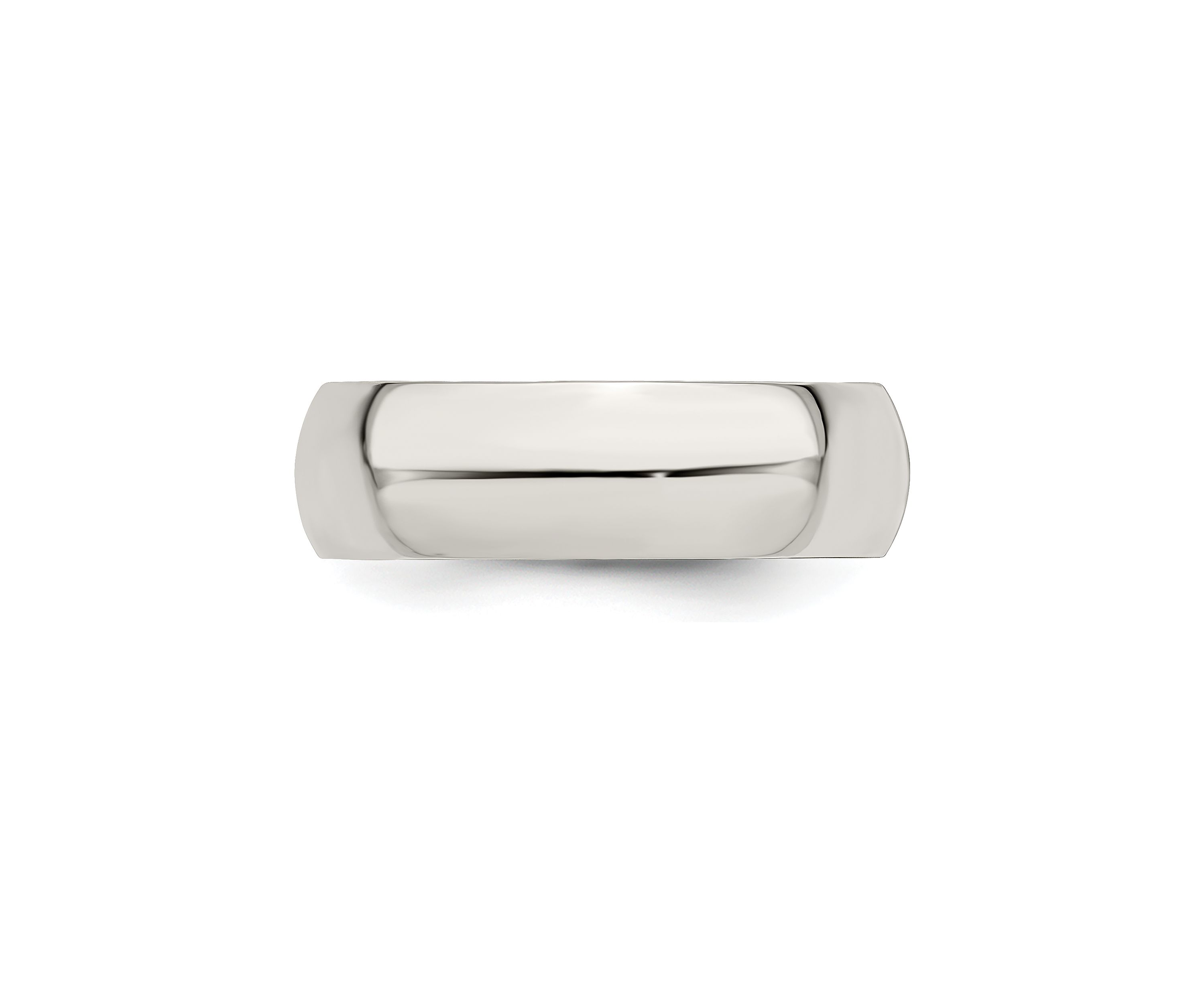 Sterling Silver Half-Round Band