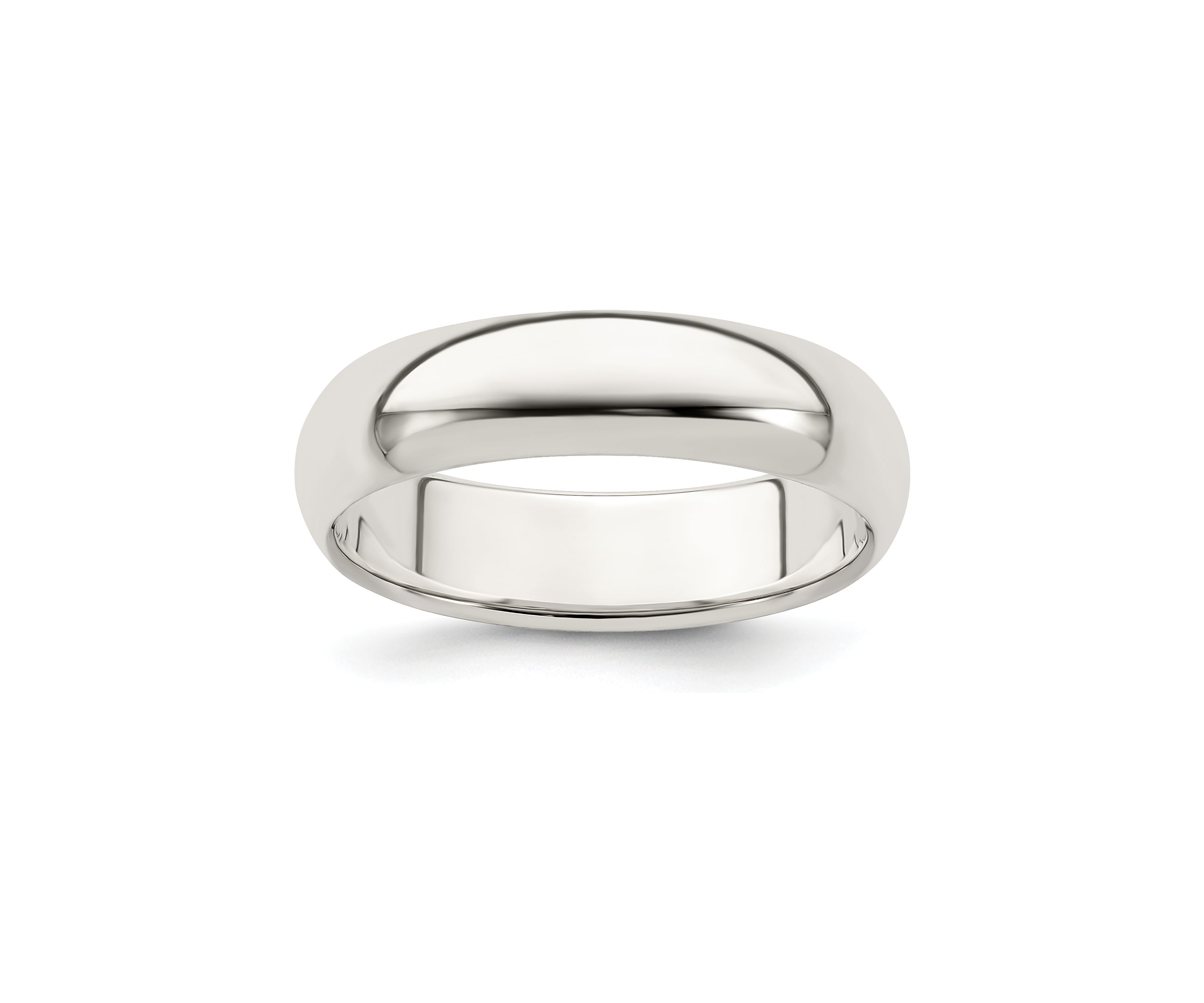 Sterling Silver Half-Round Band