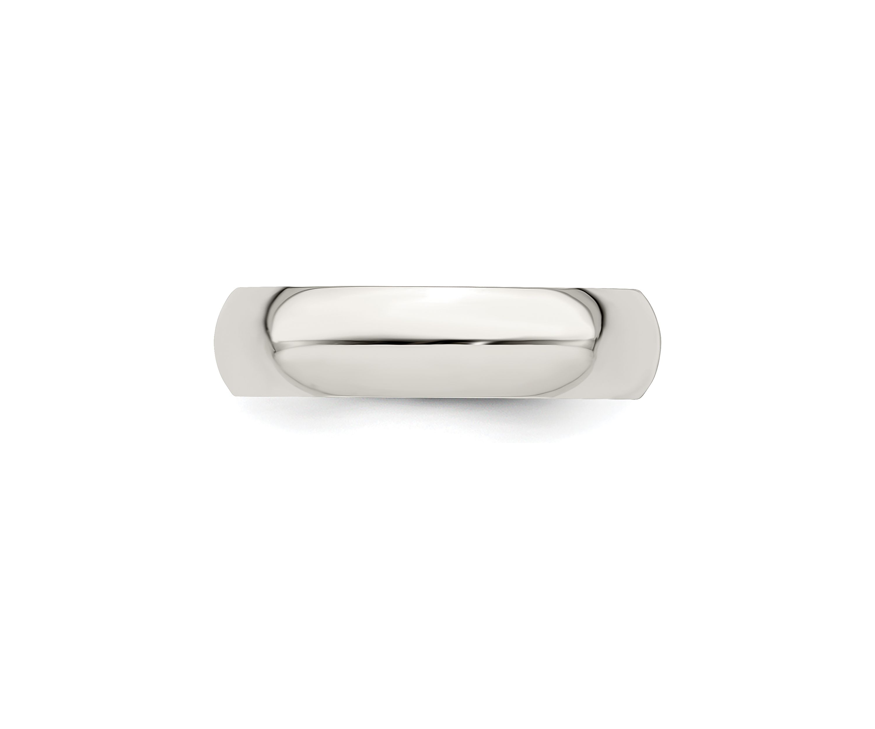 Sterling Silver Half-Round Band