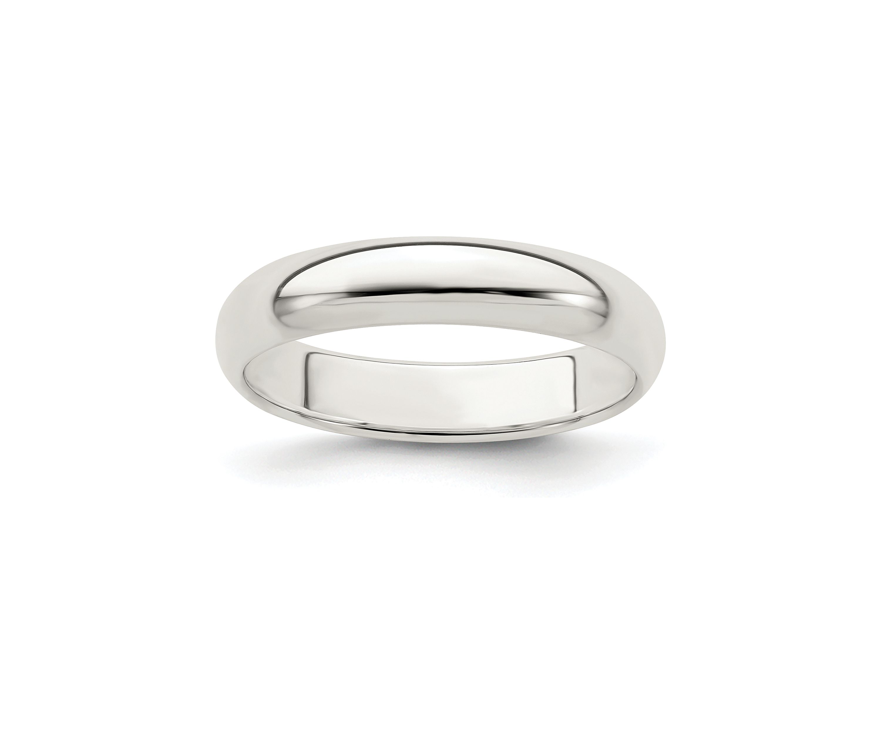 Sterling Silver Half-Round Band