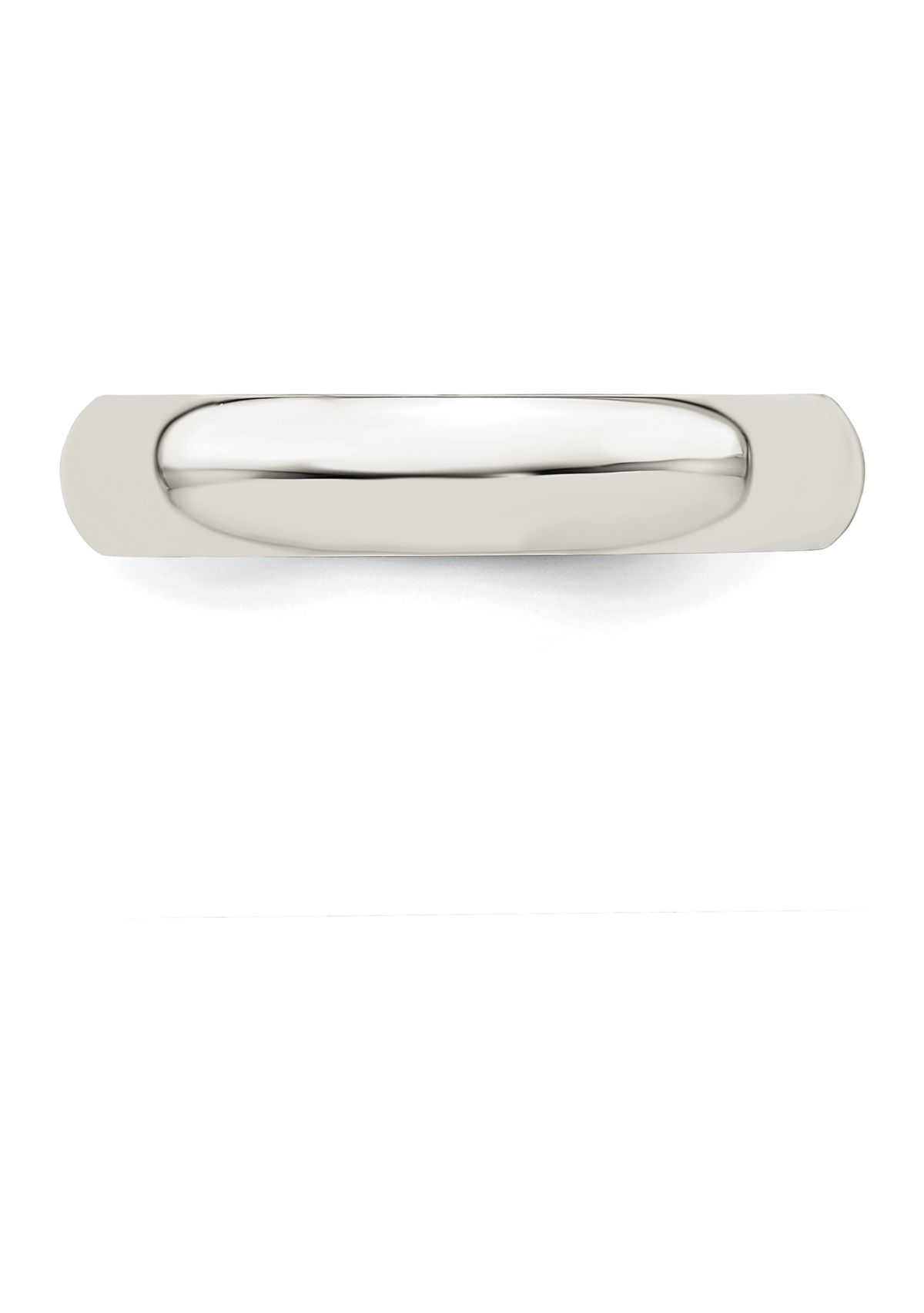 Sterling Silver Half-Round Band