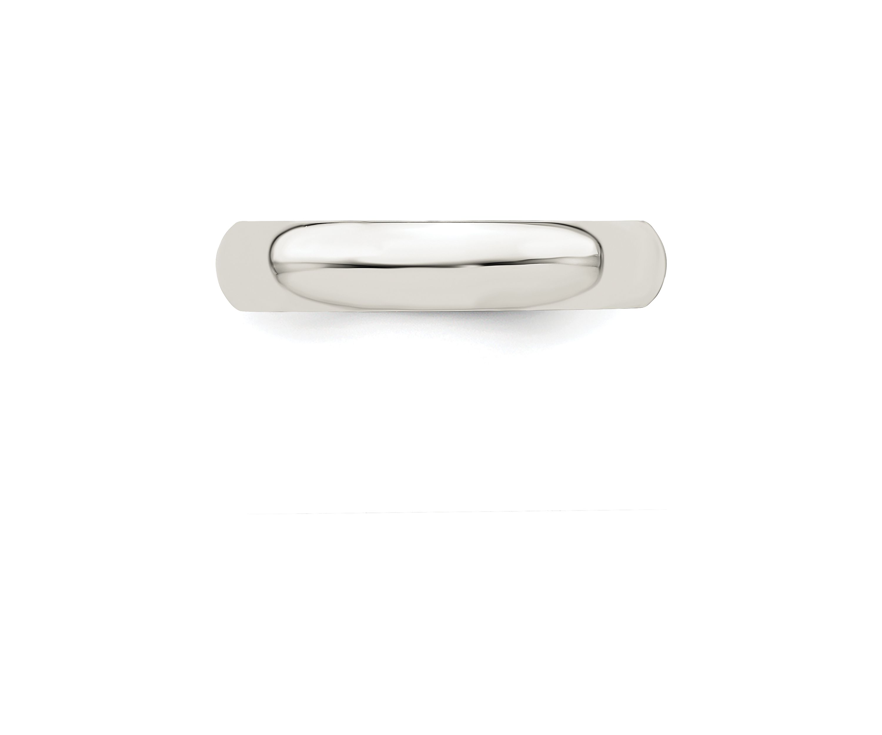 Sterling Silver Half-Round Band