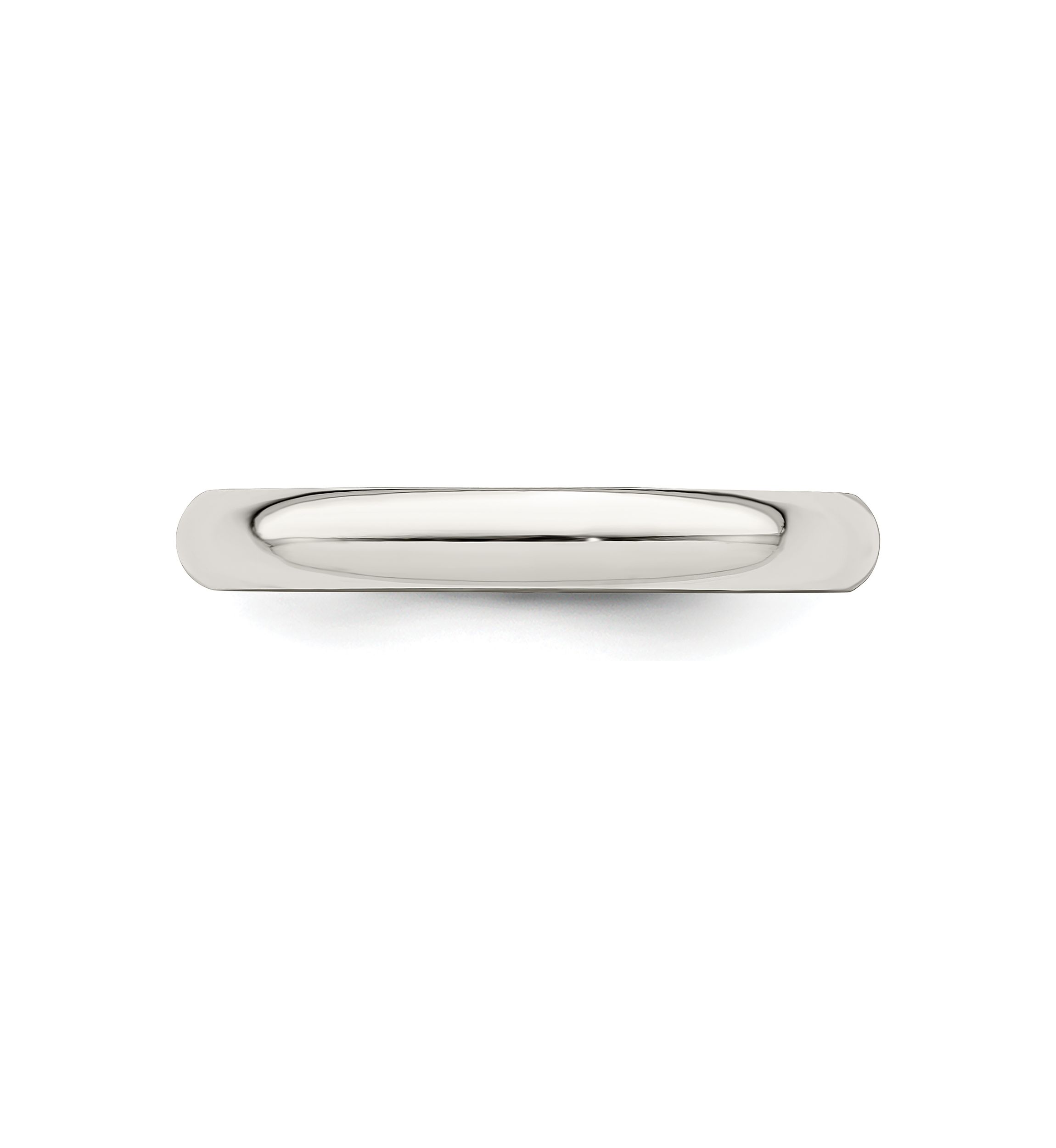 Sterling Silver Half-Round Band