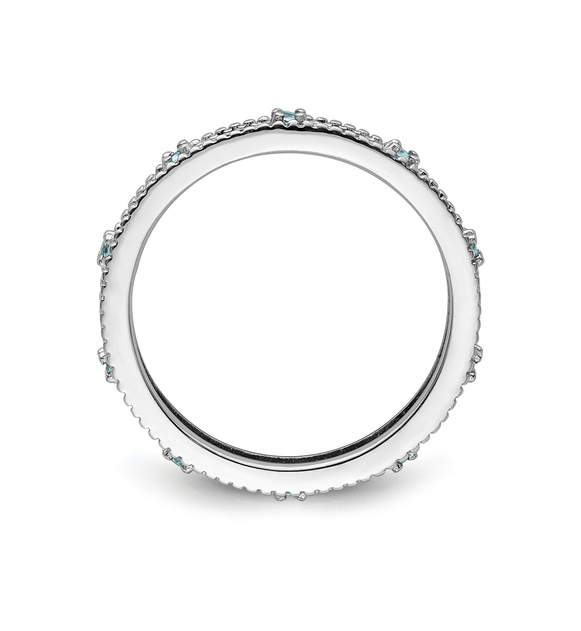 1/5 ct. t.w. Blue Topaz Stackable Expressions Ring in Sterling Silver