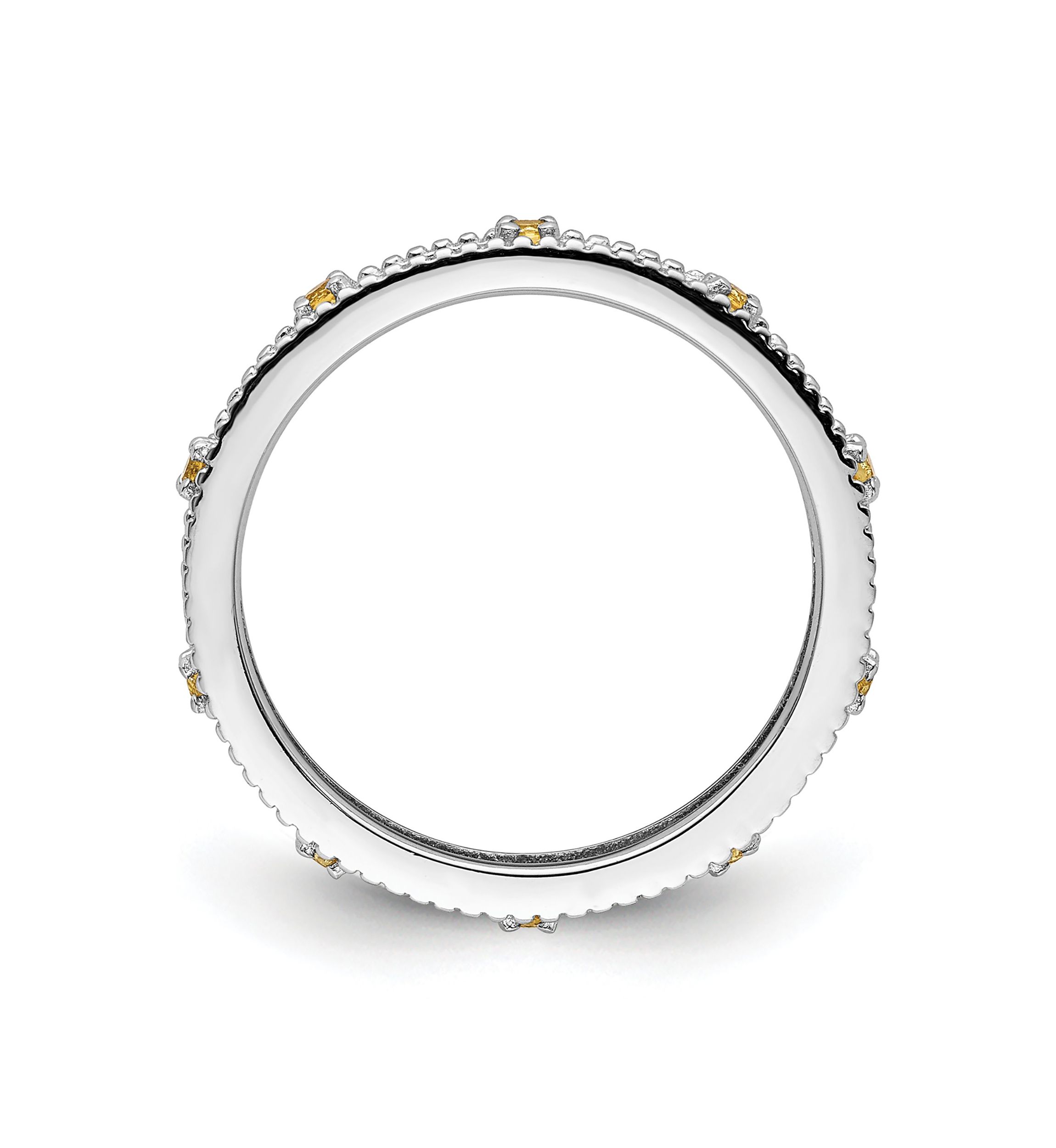1/6 ct. t.w. Citrine Stackable Expressions Ring in Sterling Silver