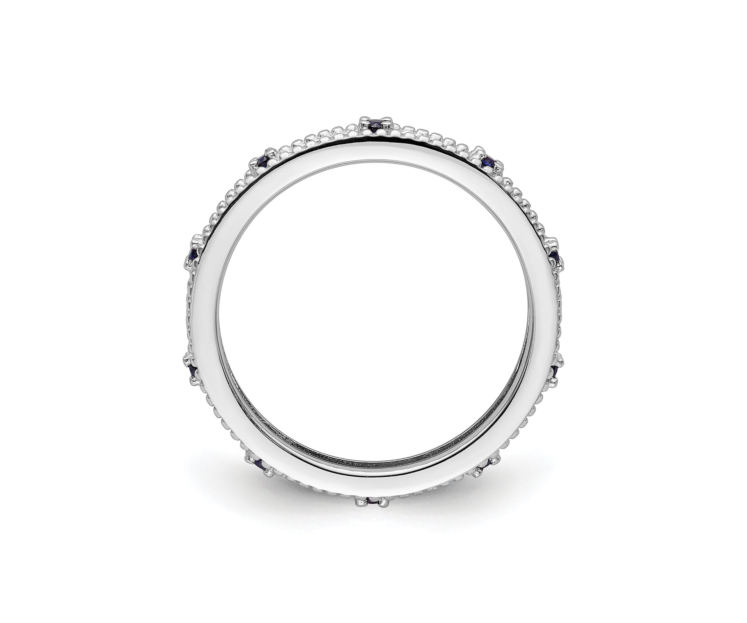 1/5 ct. t.w. Lab Created Sapphire Stackable Expressions Ring in Sterling Silver