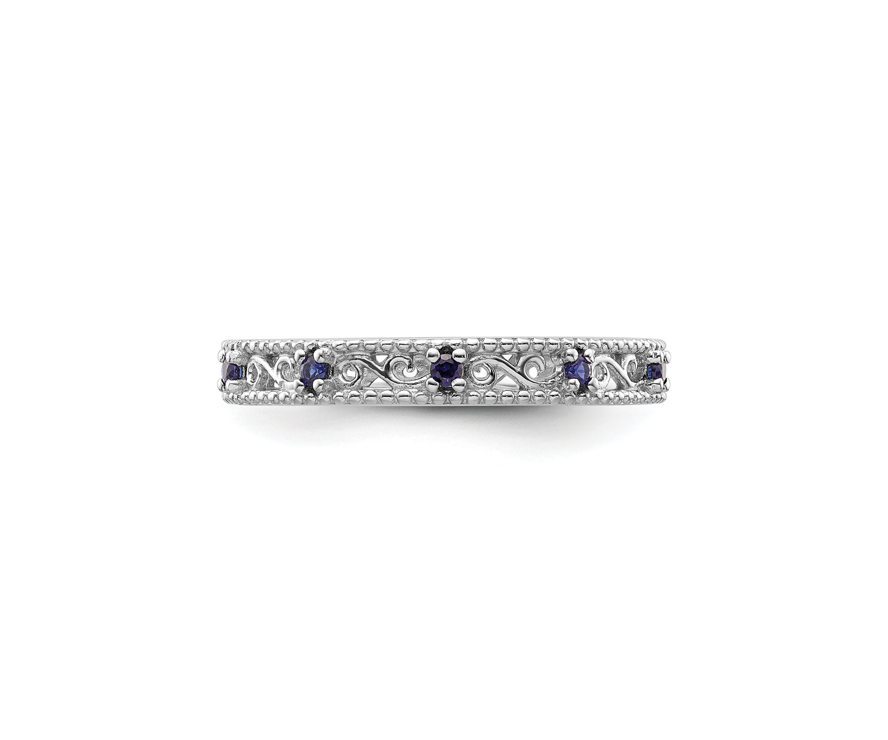 1/5 ct. t.w. Lab Created Sapphire Stackable Expressions Ring in Sterling Silver