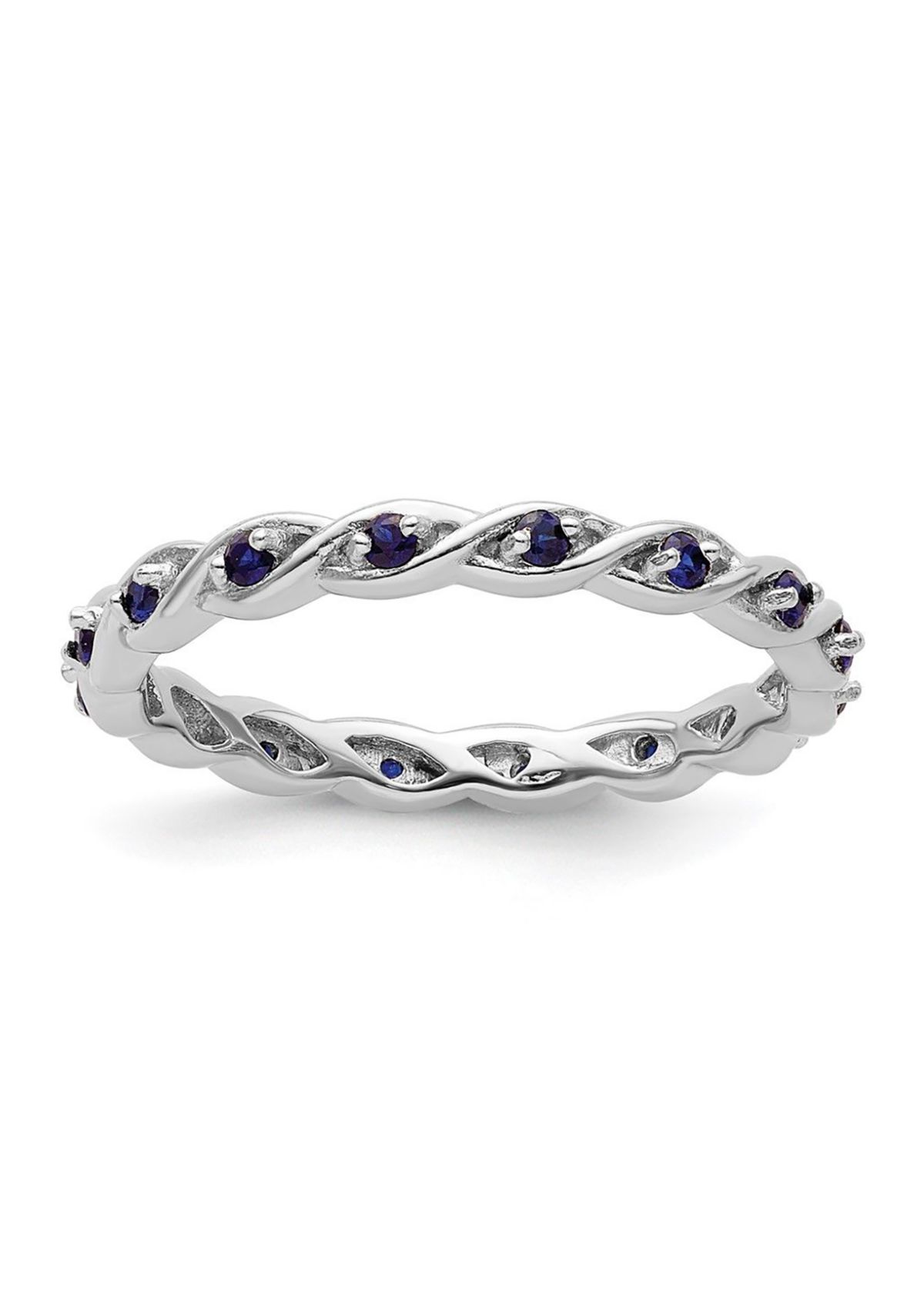 1/3 ct. t.w. Lab Created Sapphire Stackable Expressions Ring in Sterling Silver
