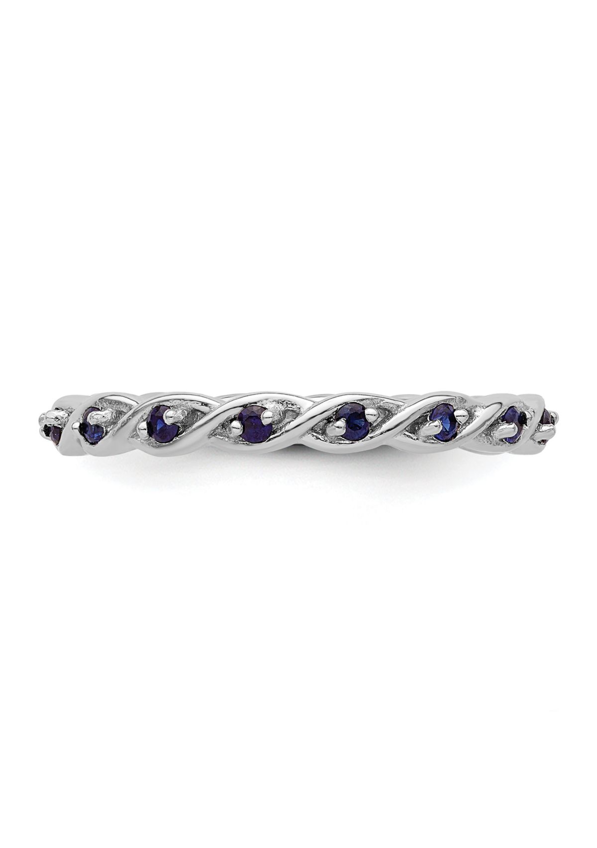 1/3 ct. t.w. Lab Created Sapphire Stackable Expressions Ring in Sterling Silver