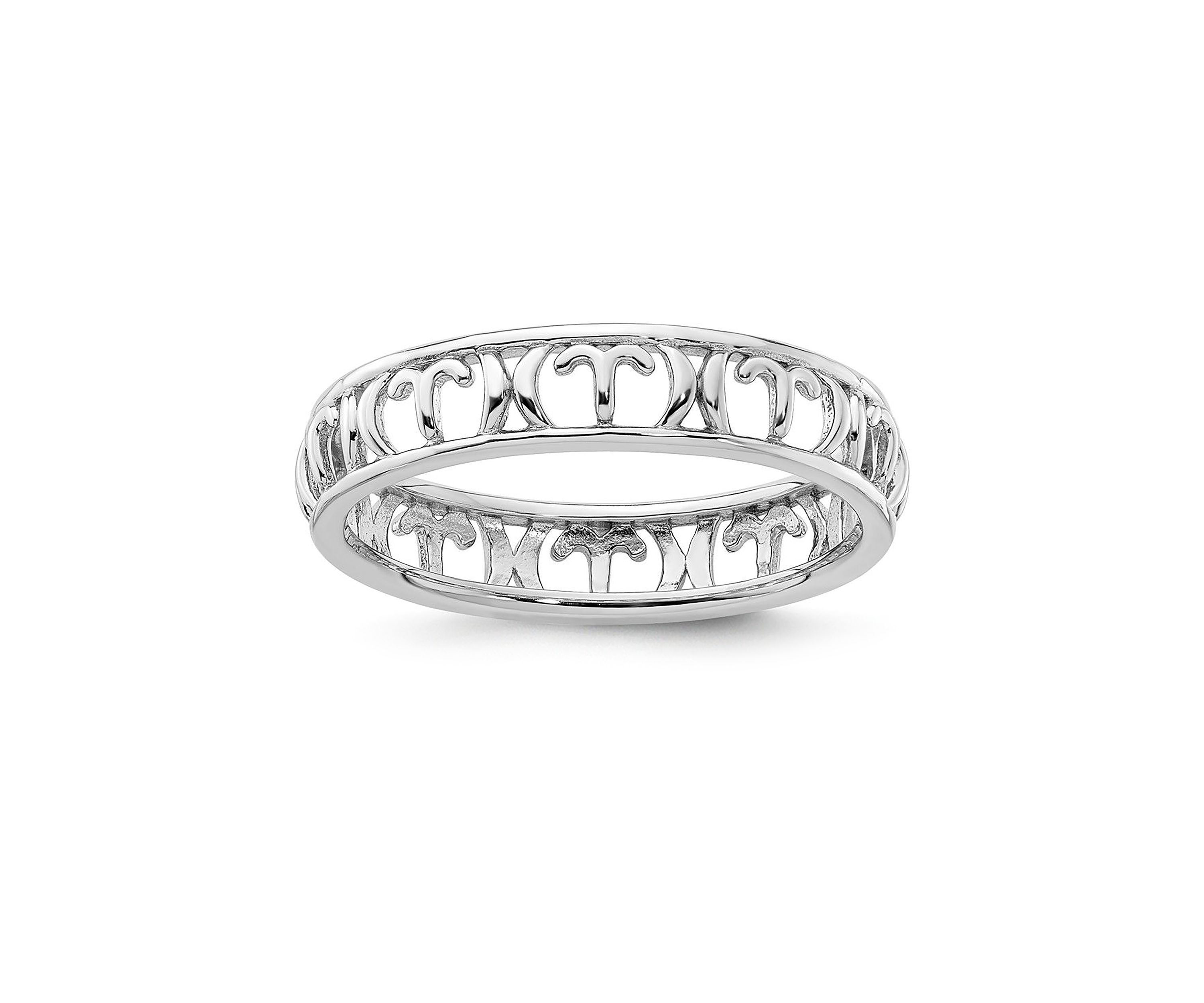 Sterling Silver Stackable Expressions Aries Zodiac Ring