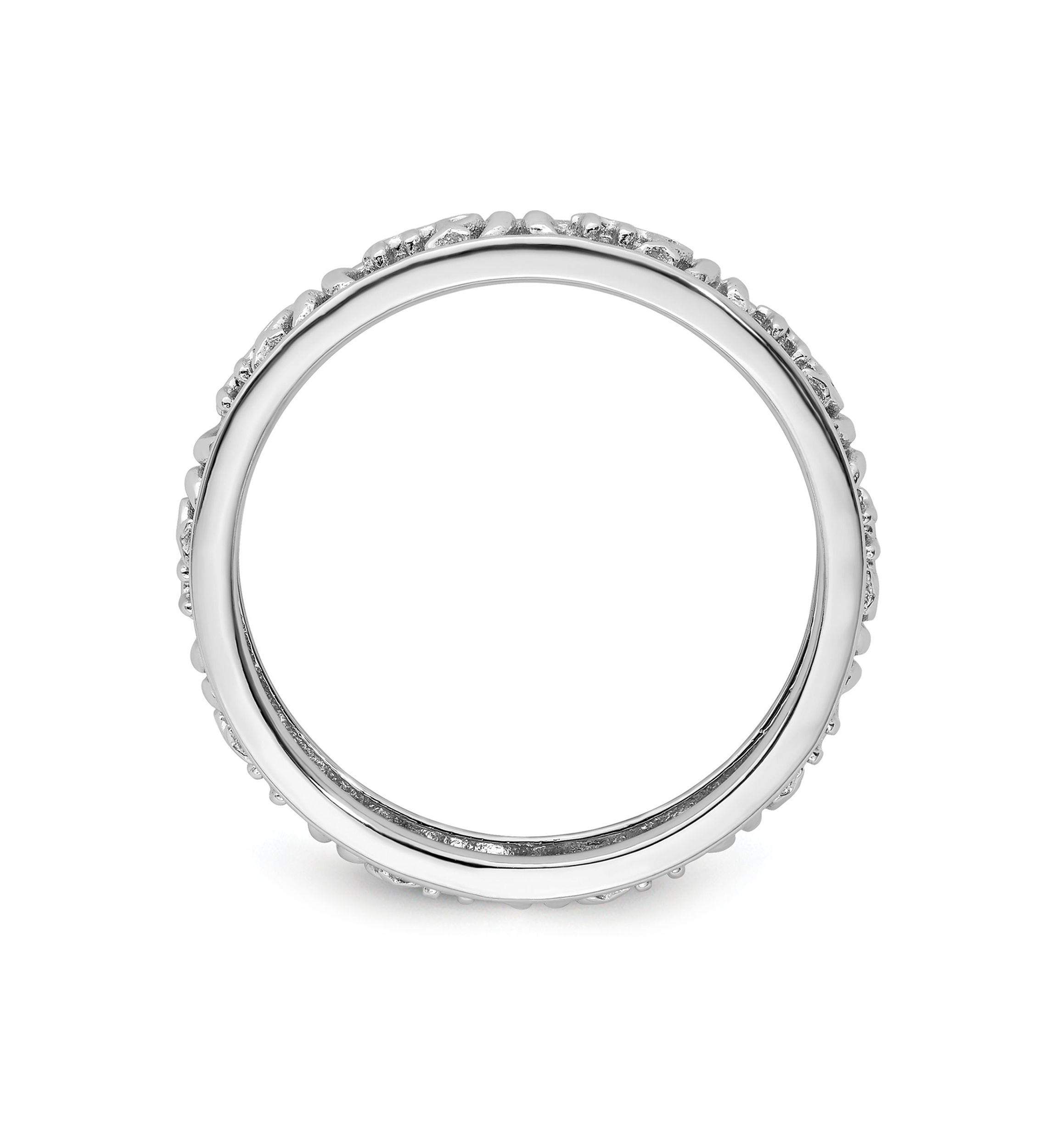 Sterling Silver Stackable Expressions Virgo Zodiac Ring