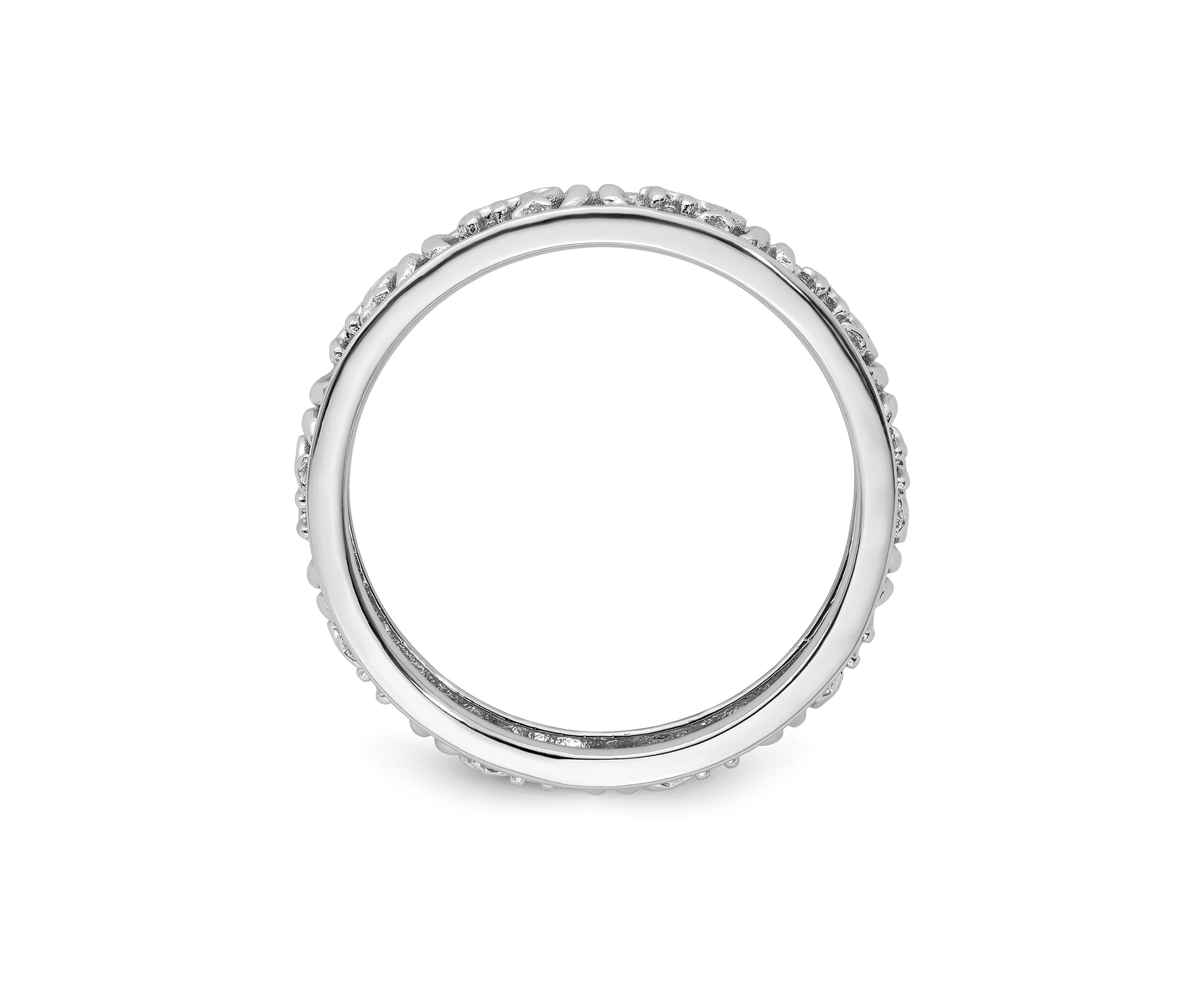 Sterling Silver Stackable Expressions Virgo Zodiac Ring