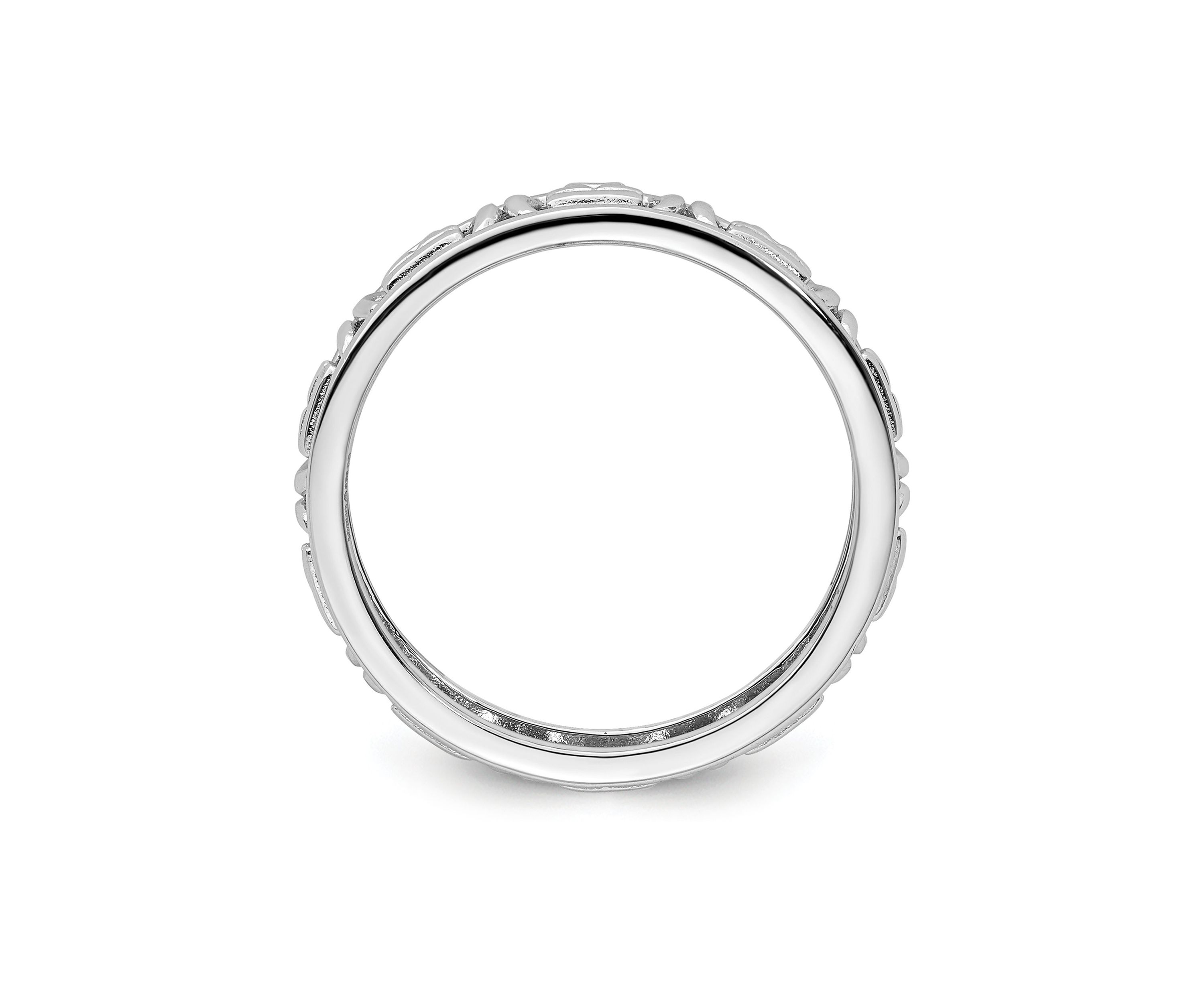 Sterling Silver Stackable Expressions Libra Zodiac Ring