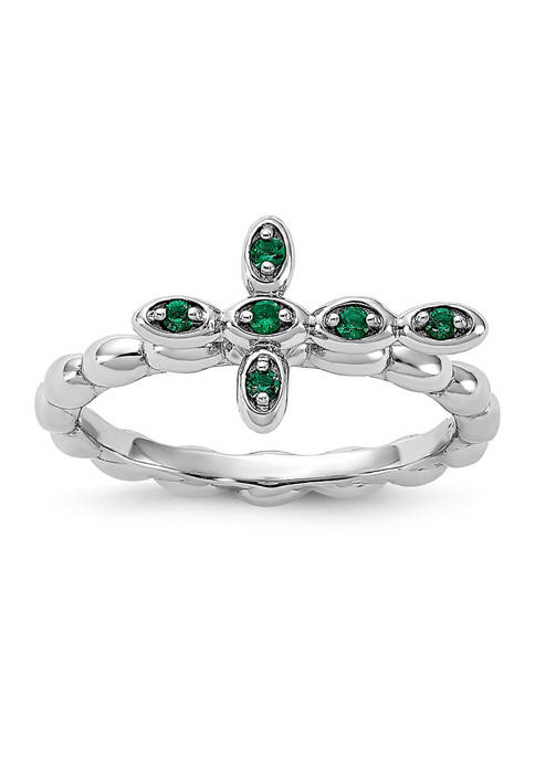 Belk & Co. 1/10 ct. t.w. Created Emerald