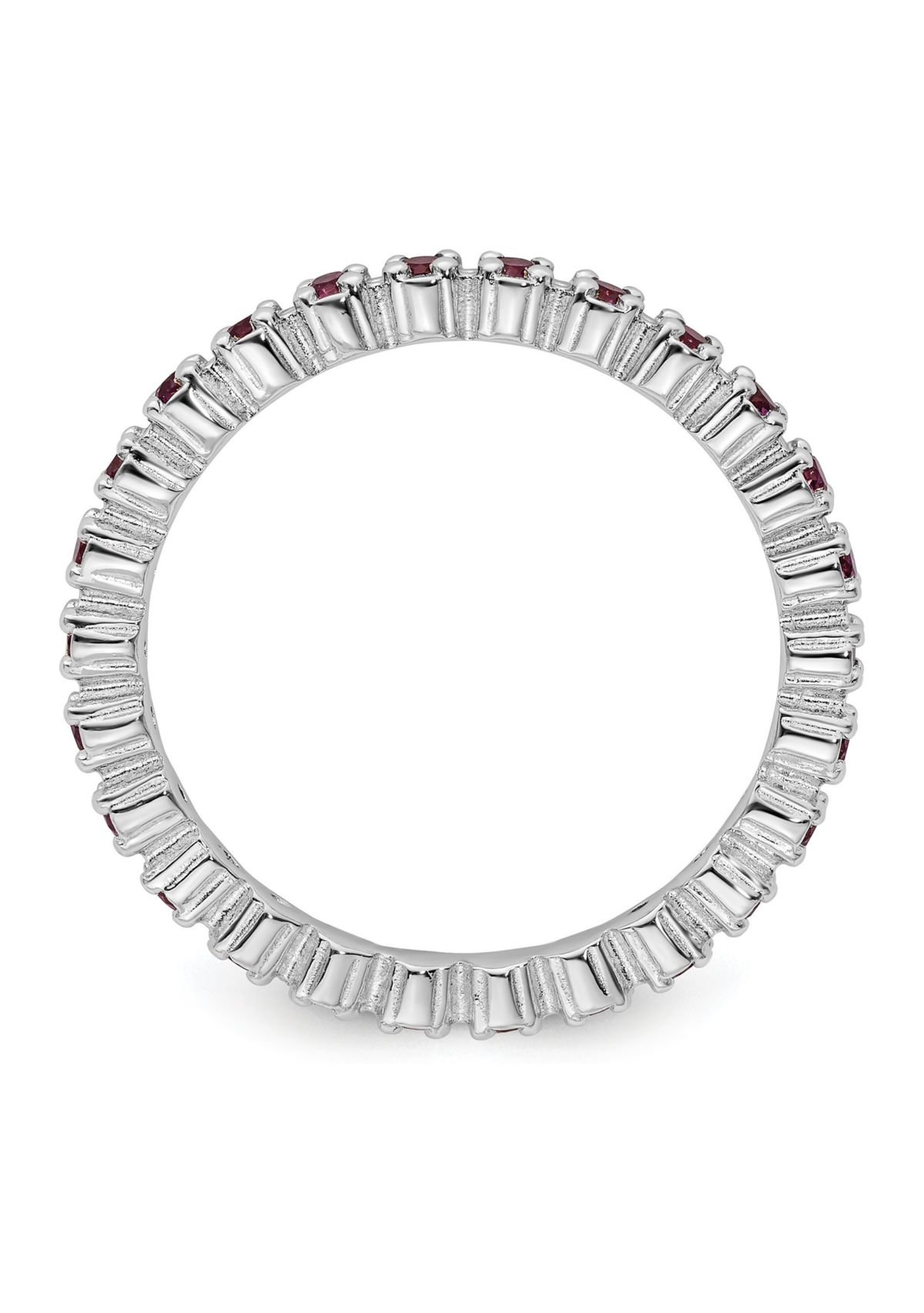 5/8 ct. t.w. Rhodolite Garnet Ring in Sterling Silver