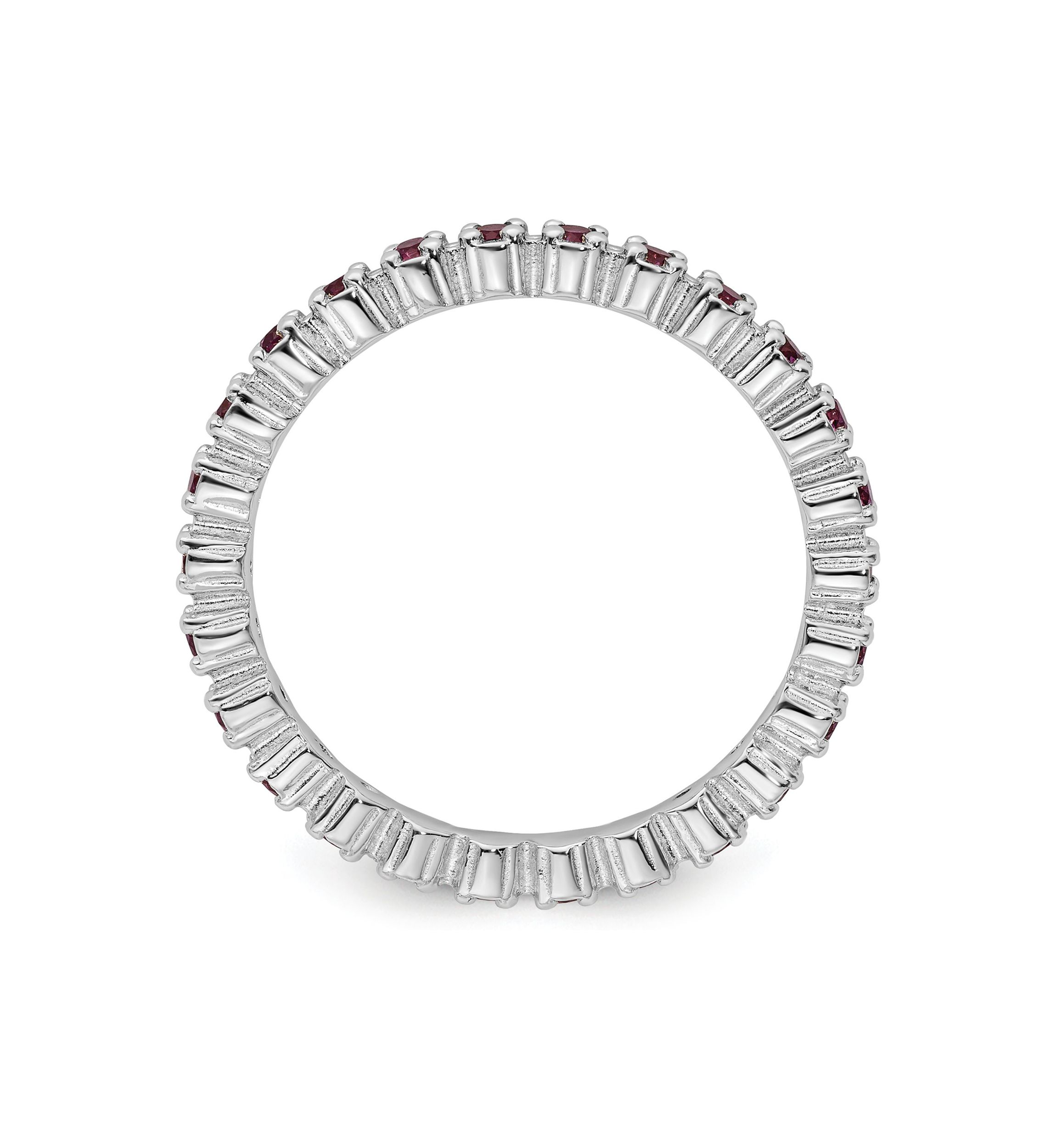 5/8 ct. t.w. Rhodolite Garnet Ring in Sterling Silver