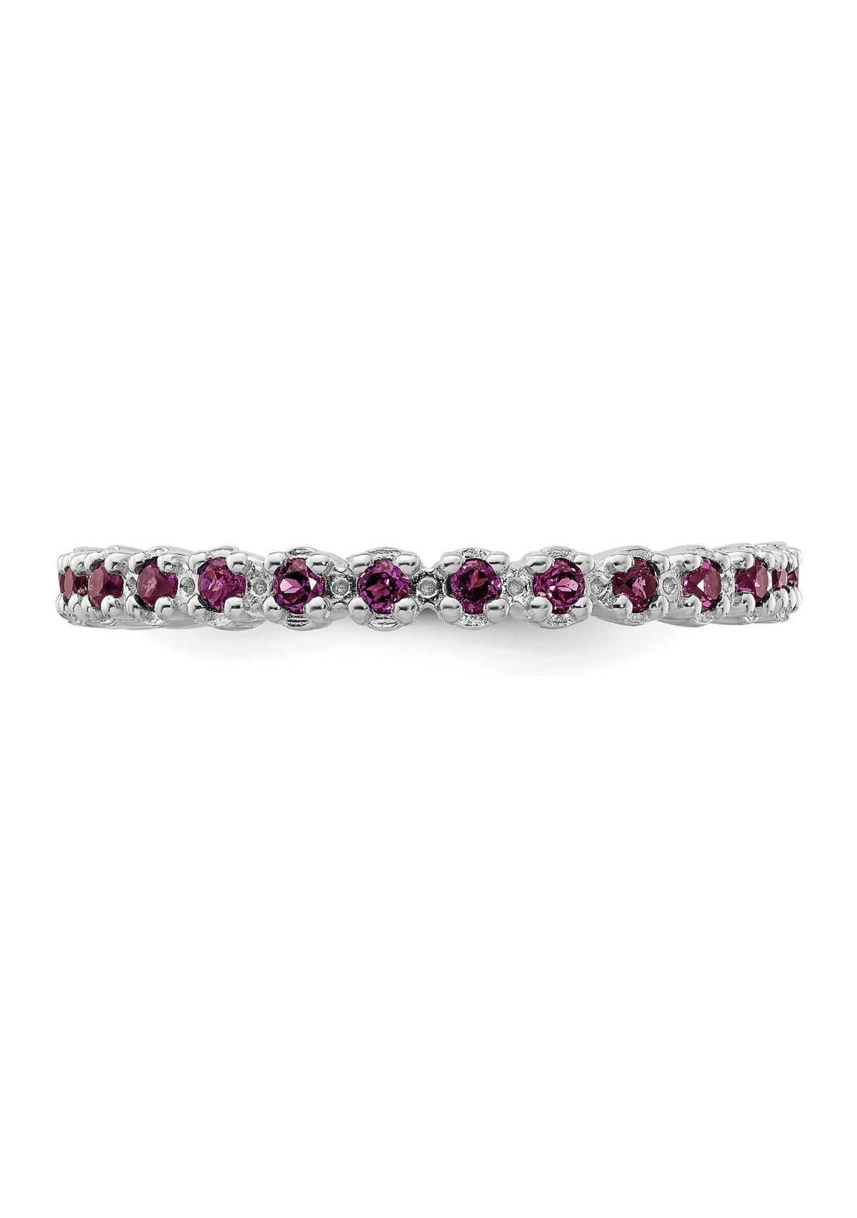 5/8 ct. t.w. Rhodolite Garnet Ring in Sterling Silver