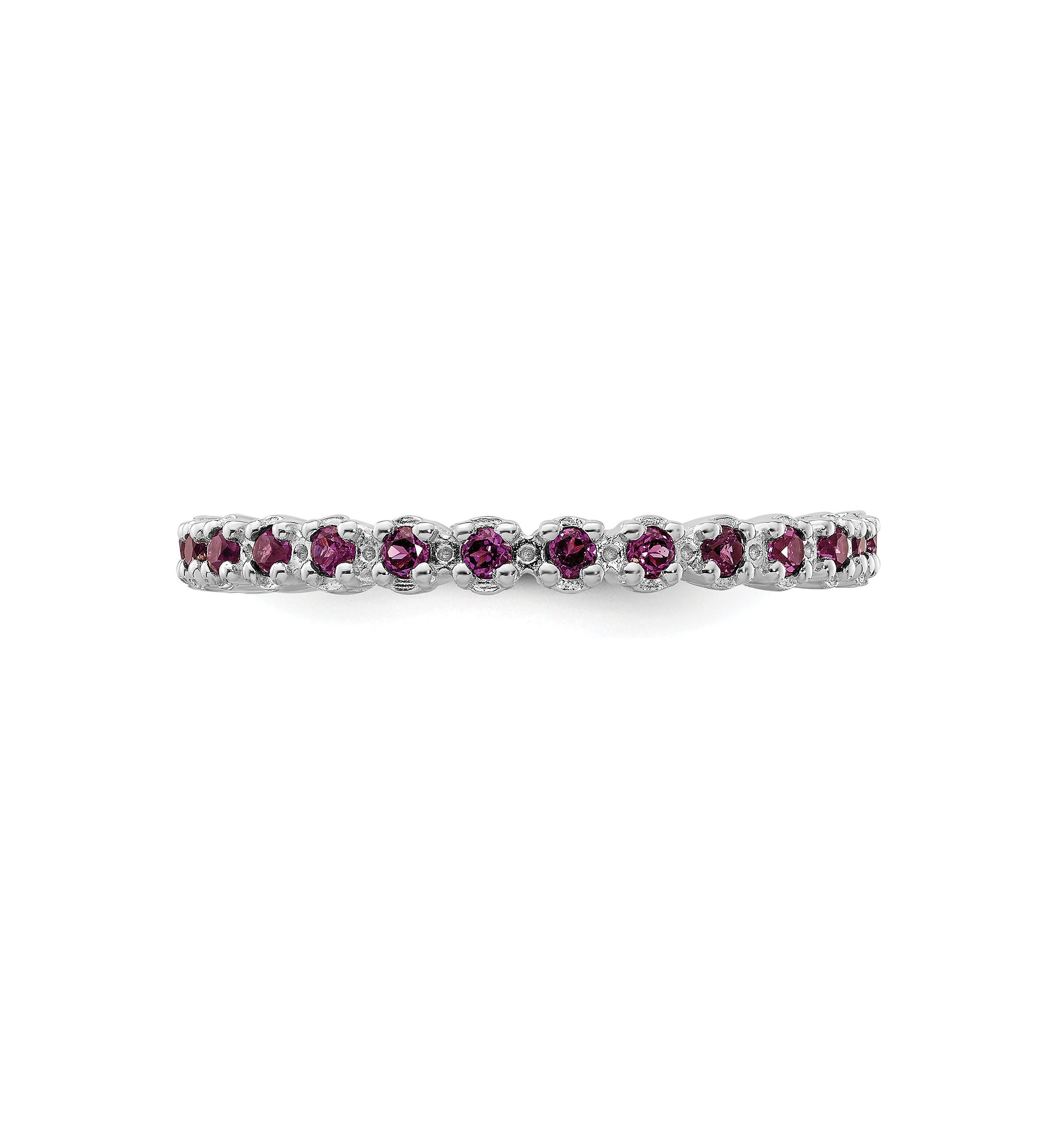 5/8 ct. t.w. Rhodolite Garnet Ring in Sterling Silver