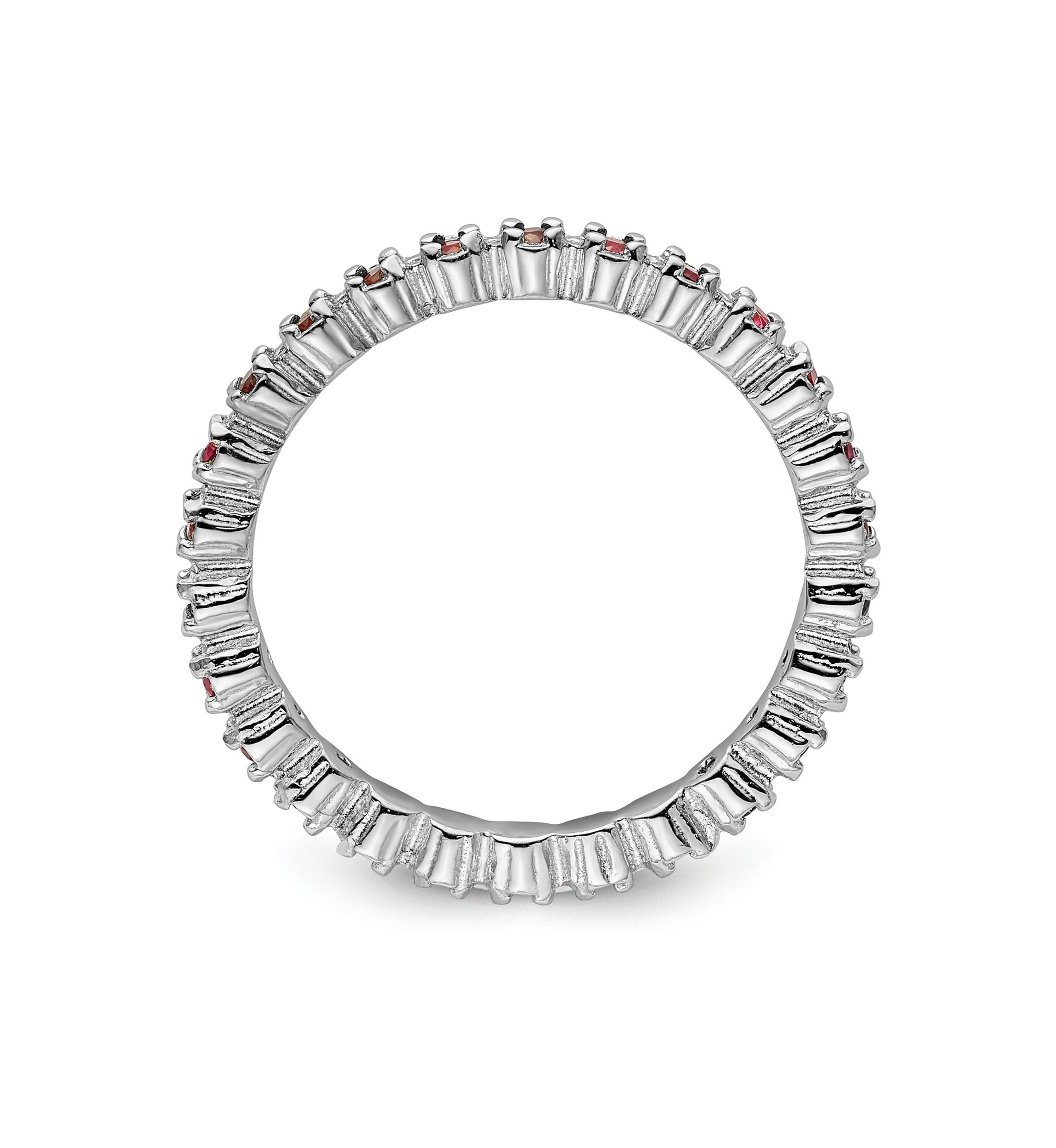 Lab Created 1/2 ct. t.w. Created Ruby Stackable Expressions Ring in Sterling Silver
