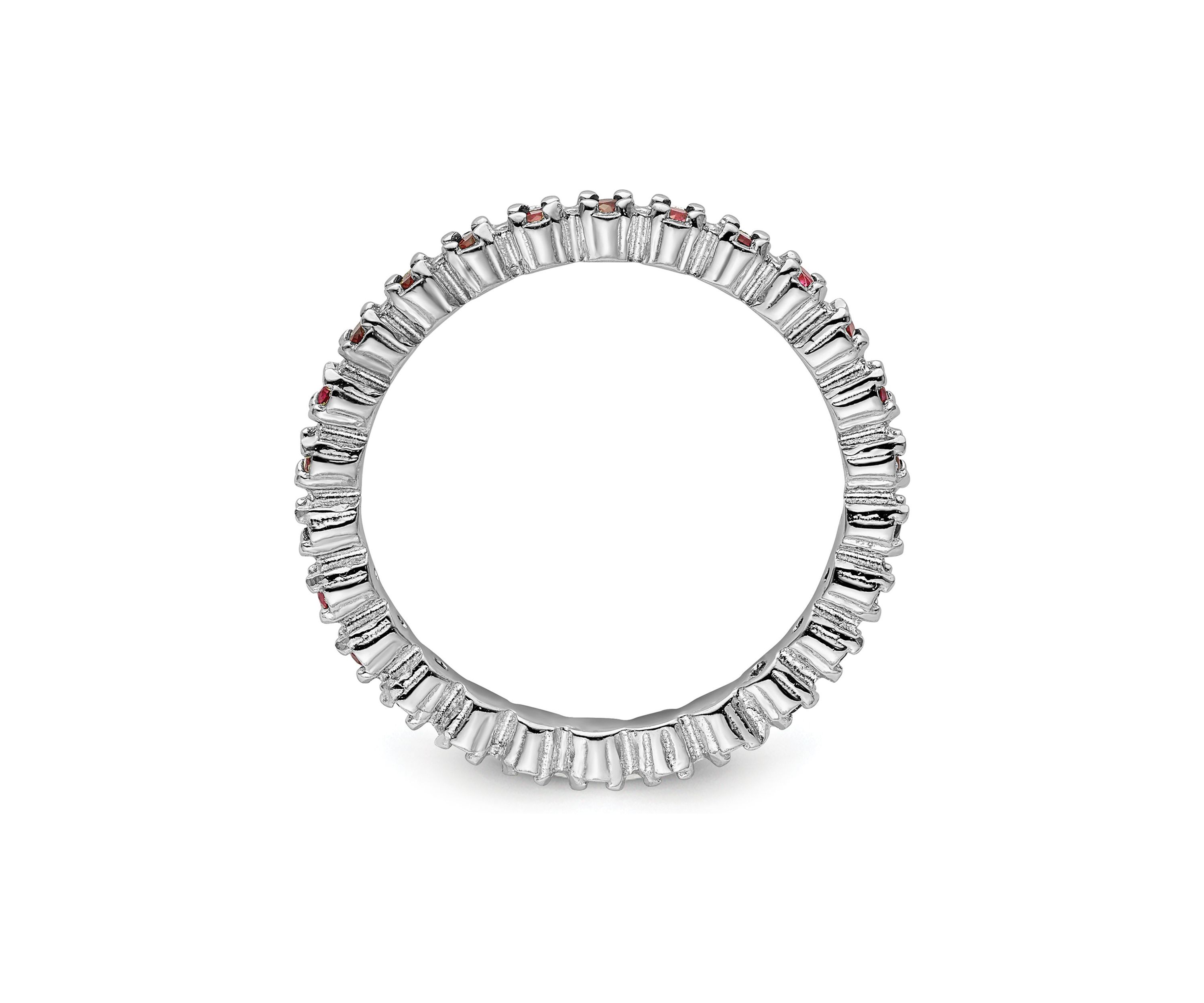 Lab Created 1/2 ct. t.w. Created Ruby Stackable Expressions Ring in Sterling Silver